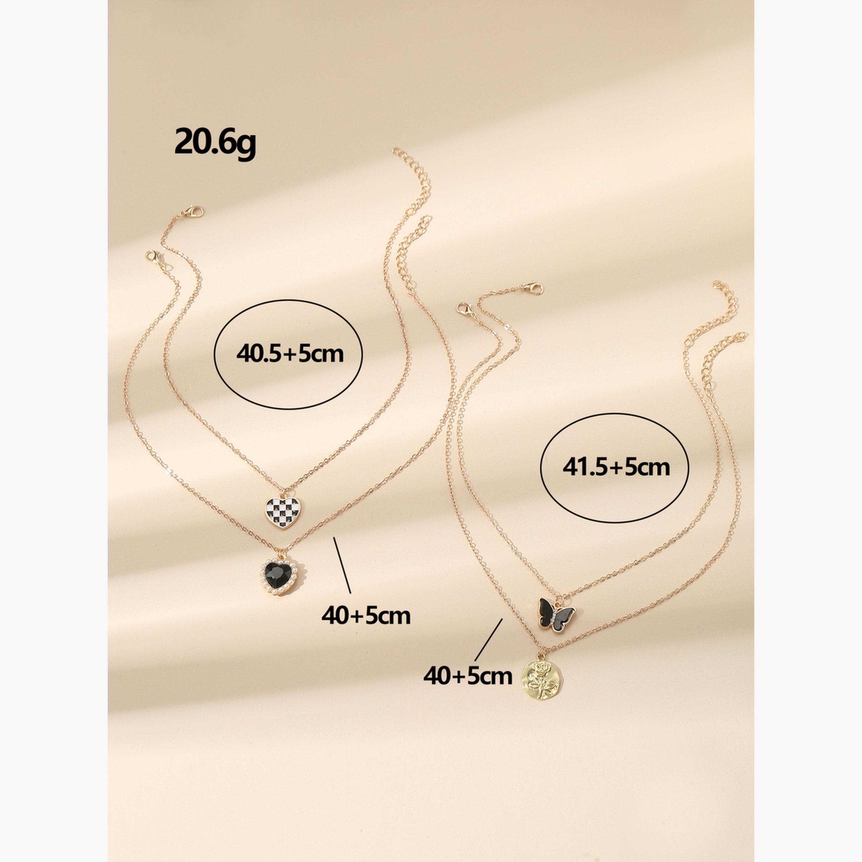 مجموعة من 4 اعقاد كاجوال-women-watchesandjewellery-jewellery-necklacesandpendants-image-6