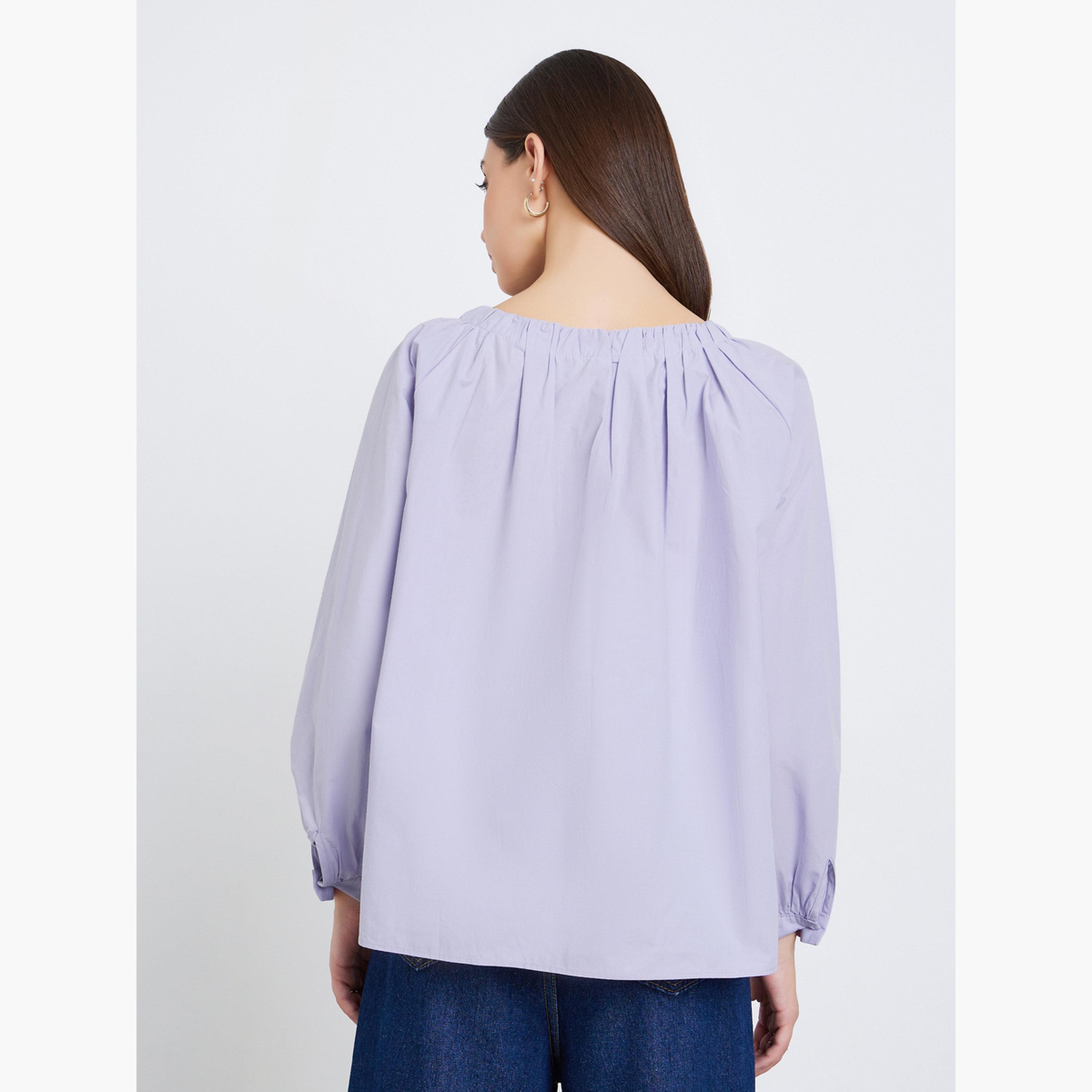 بلوزة برباط وأكمام طويلة-women-clothing-shirtsandblouses-blouses-image-4