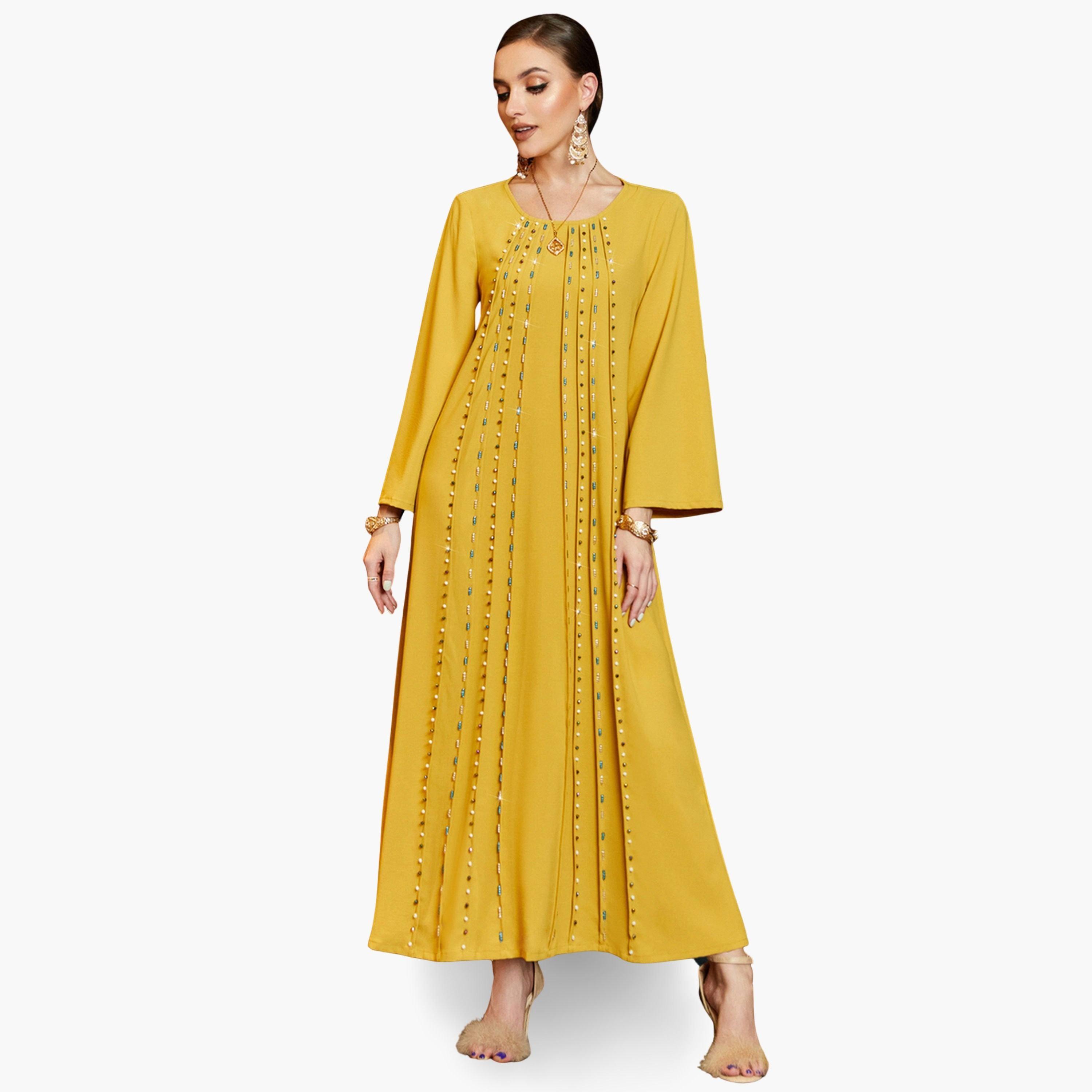 جلابية مزينة بالفصوص-women-arabicclothing-jalabiyas-image-1