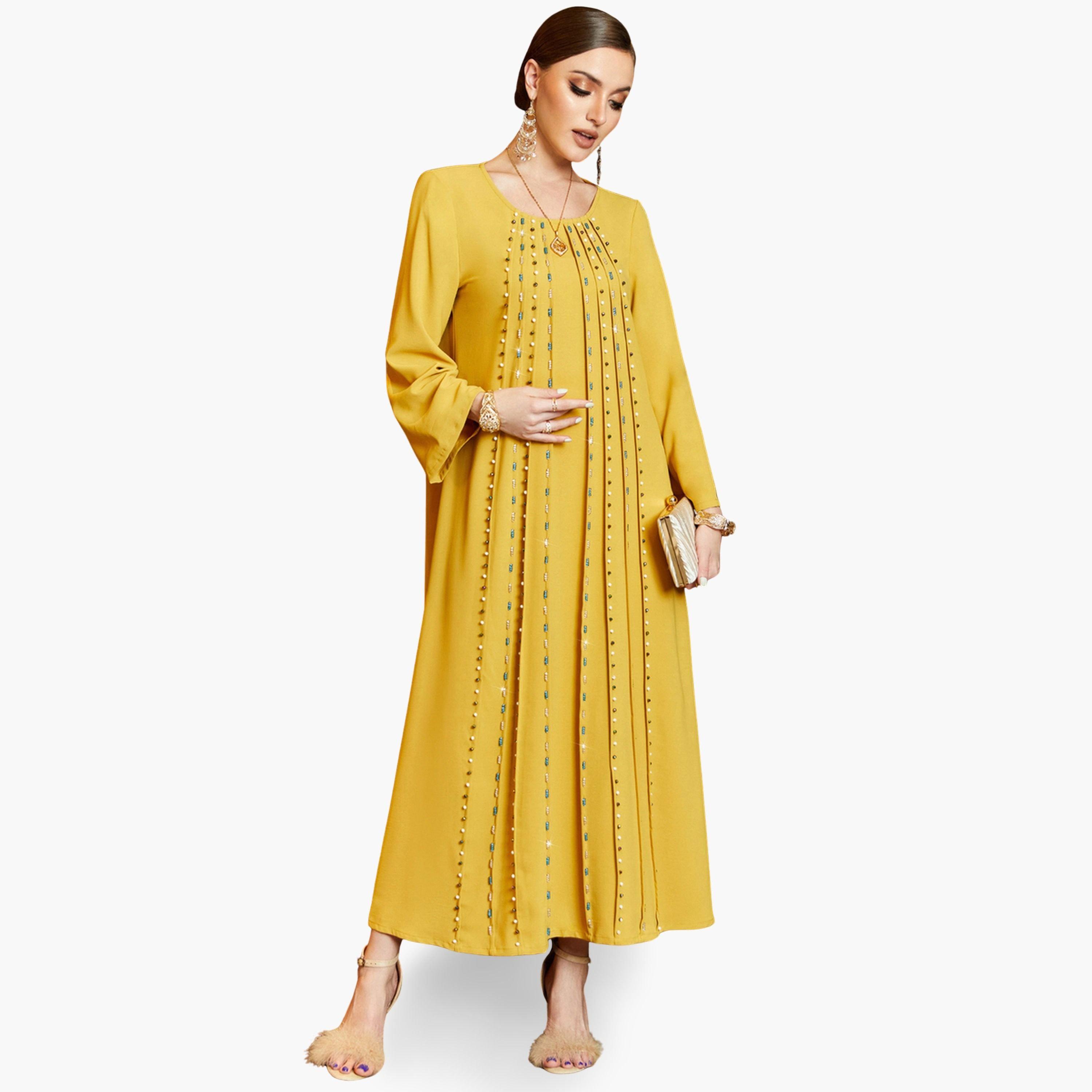 جلابية مزينة بالفصوص-women-arabicclothing-jalabiyas-image-2