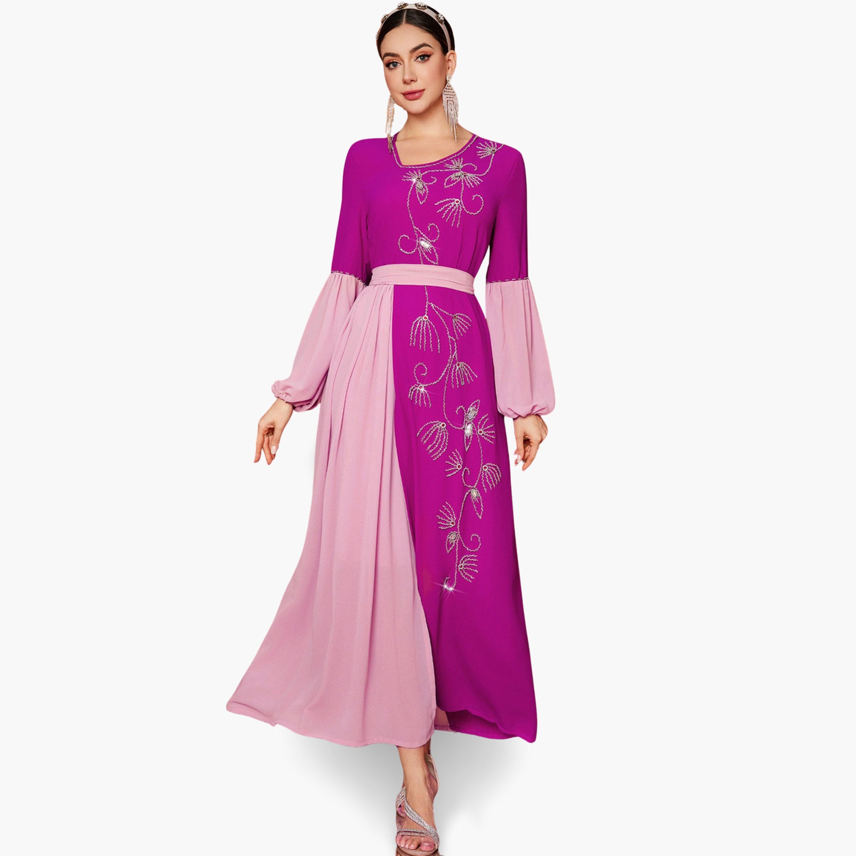 جلابية مزينة بالفصوص-women-arabicclothing-jalabiyas-image-1