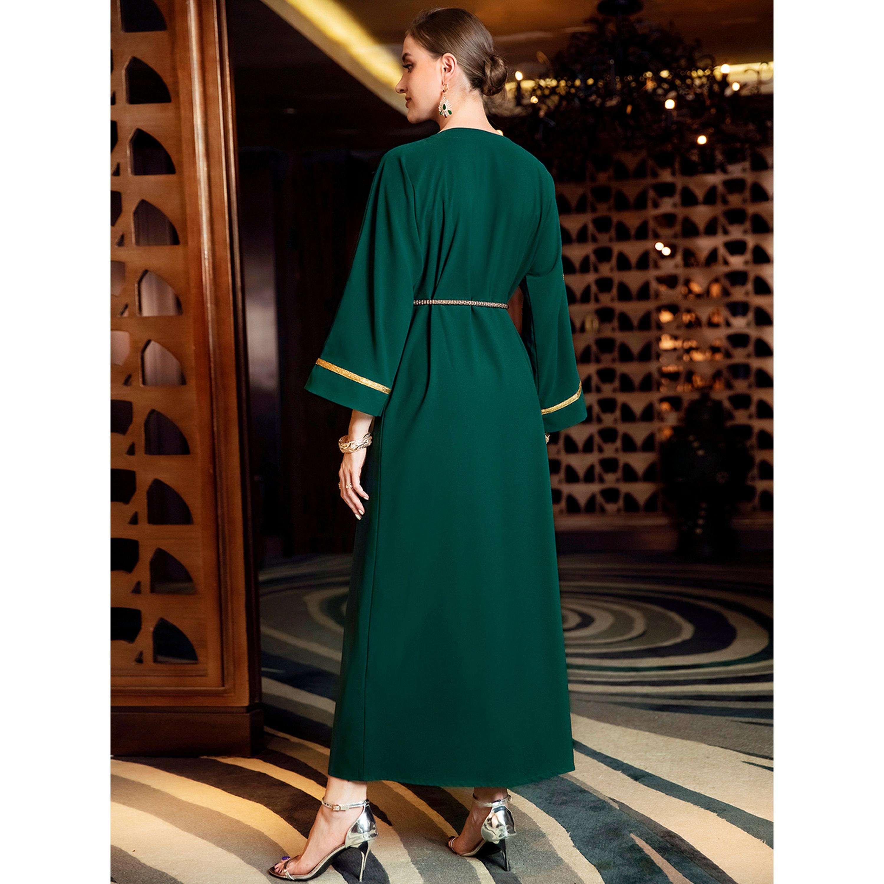 جلابية مزينة بحواف ذهبية-women-arabicclothing-jalabiyas-image-6