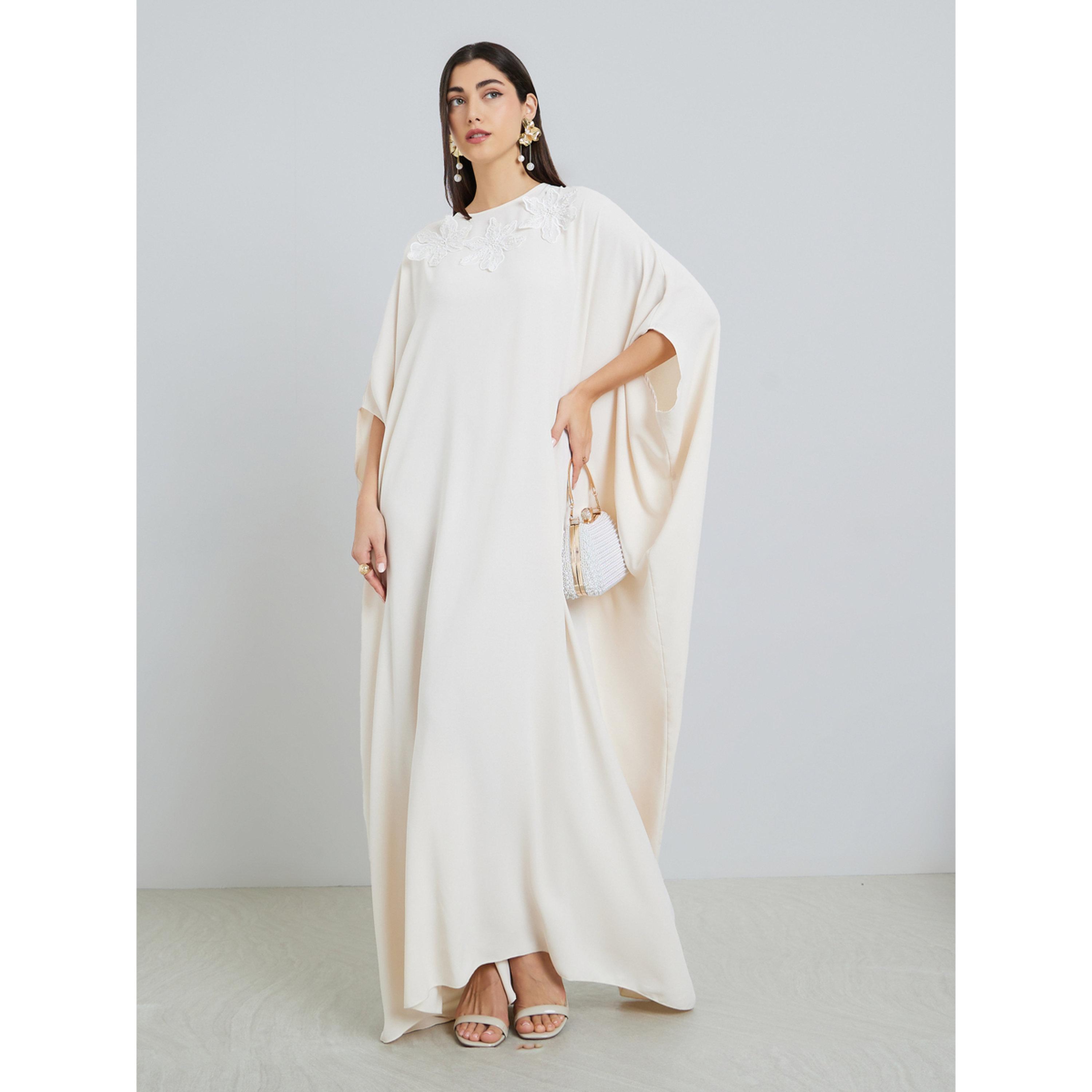 Styli Women Embellished Maxi Kaftan-women-arabicclothing-kaftan-image-1