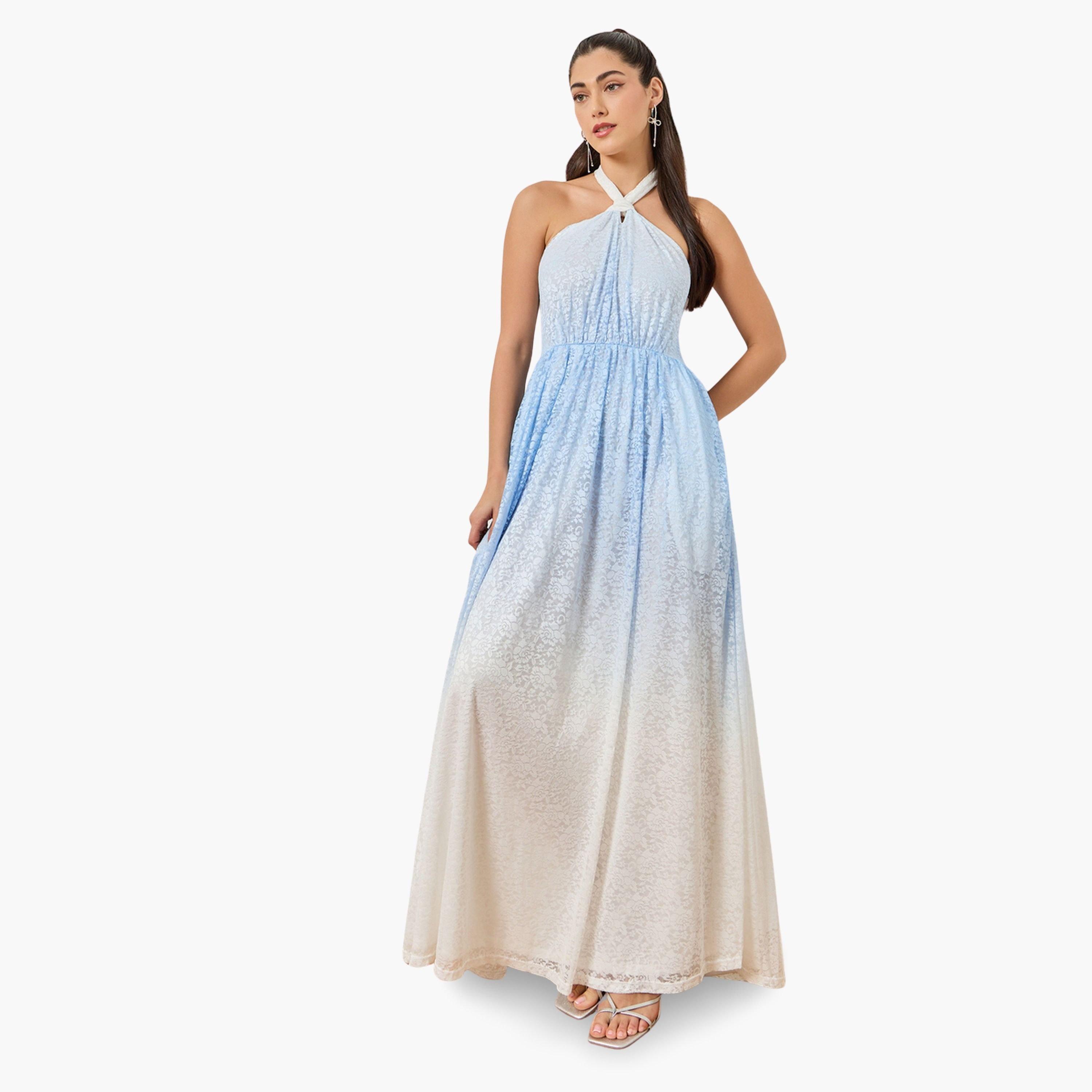 Styli Women Ombre Print Lace Sleeveless Maxi Dress-women-clothing-dresses-image-1