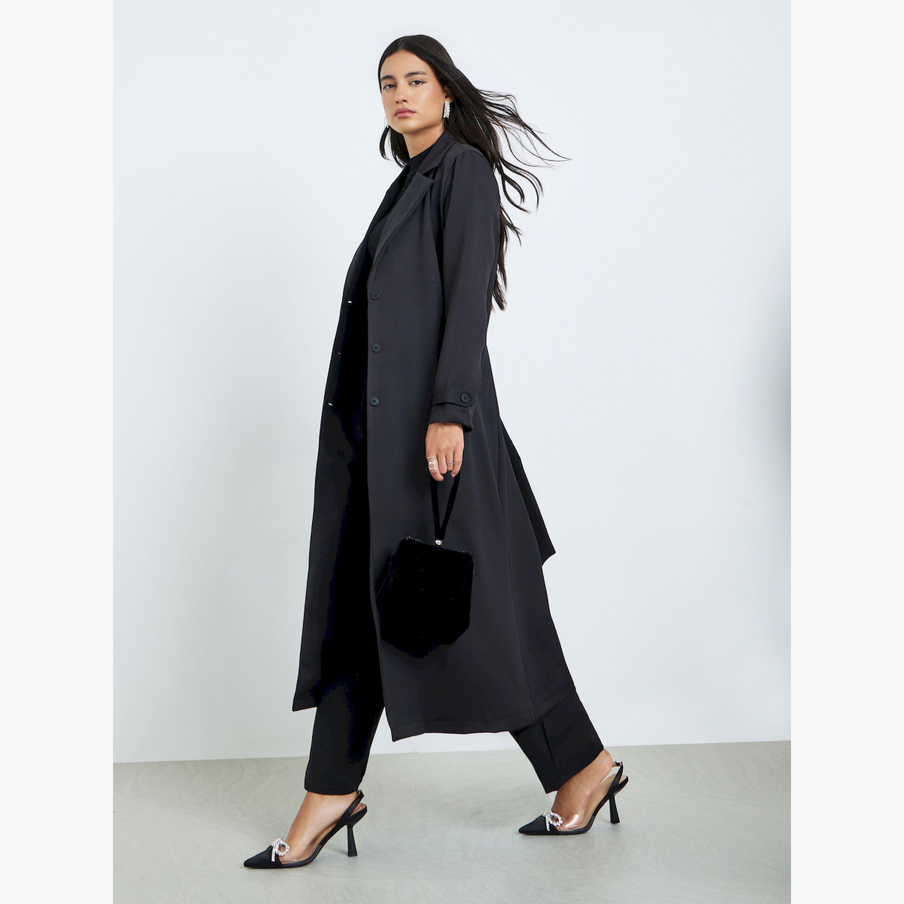 كيمونو بحزام وقصة عادية-women-clothing-coatsandjackets-coats-image-2