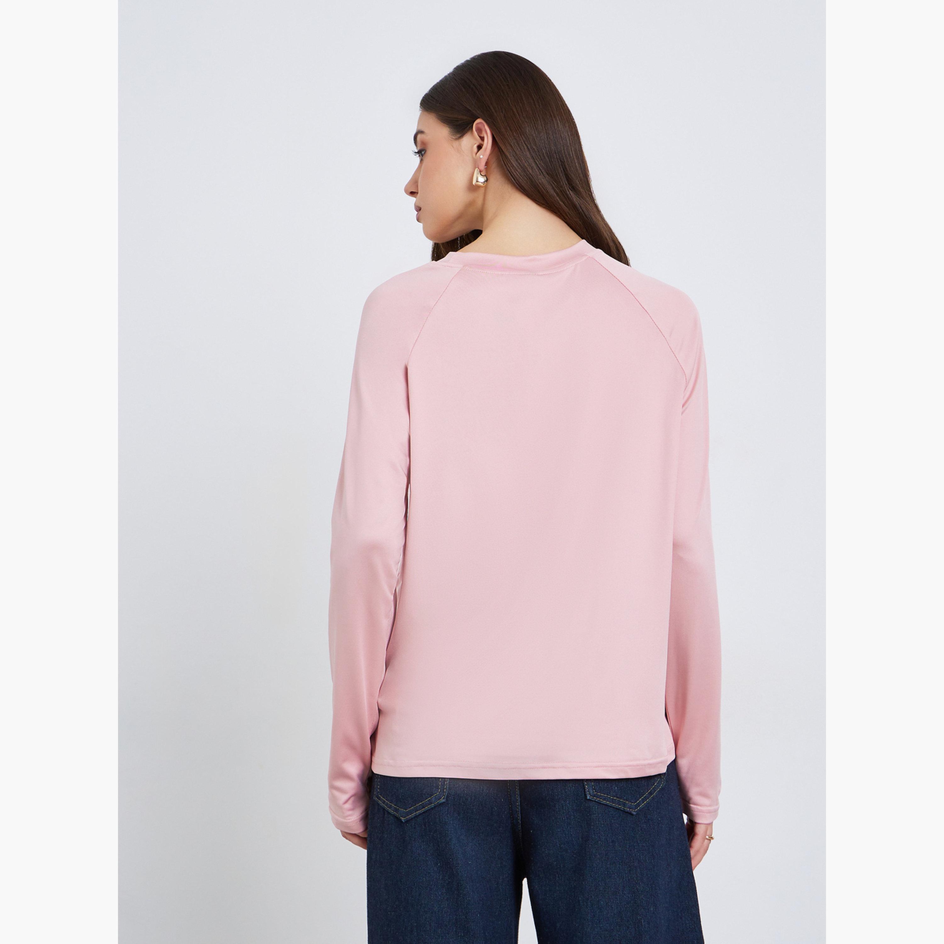 Styli Women Slogan Raglan Sleeve T-Shirt-women-clothing-tshirts-image-5