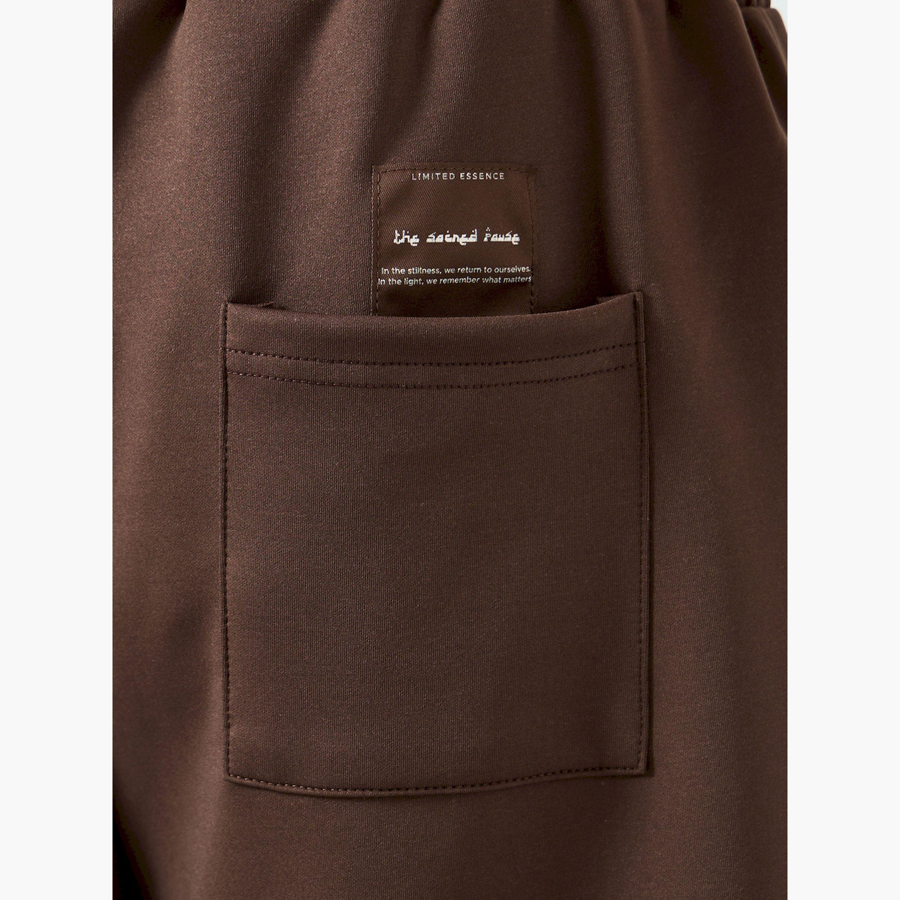Styli Men Brown Wide Leg Track Pants-men-clothing-bottoms-joggers-image-3