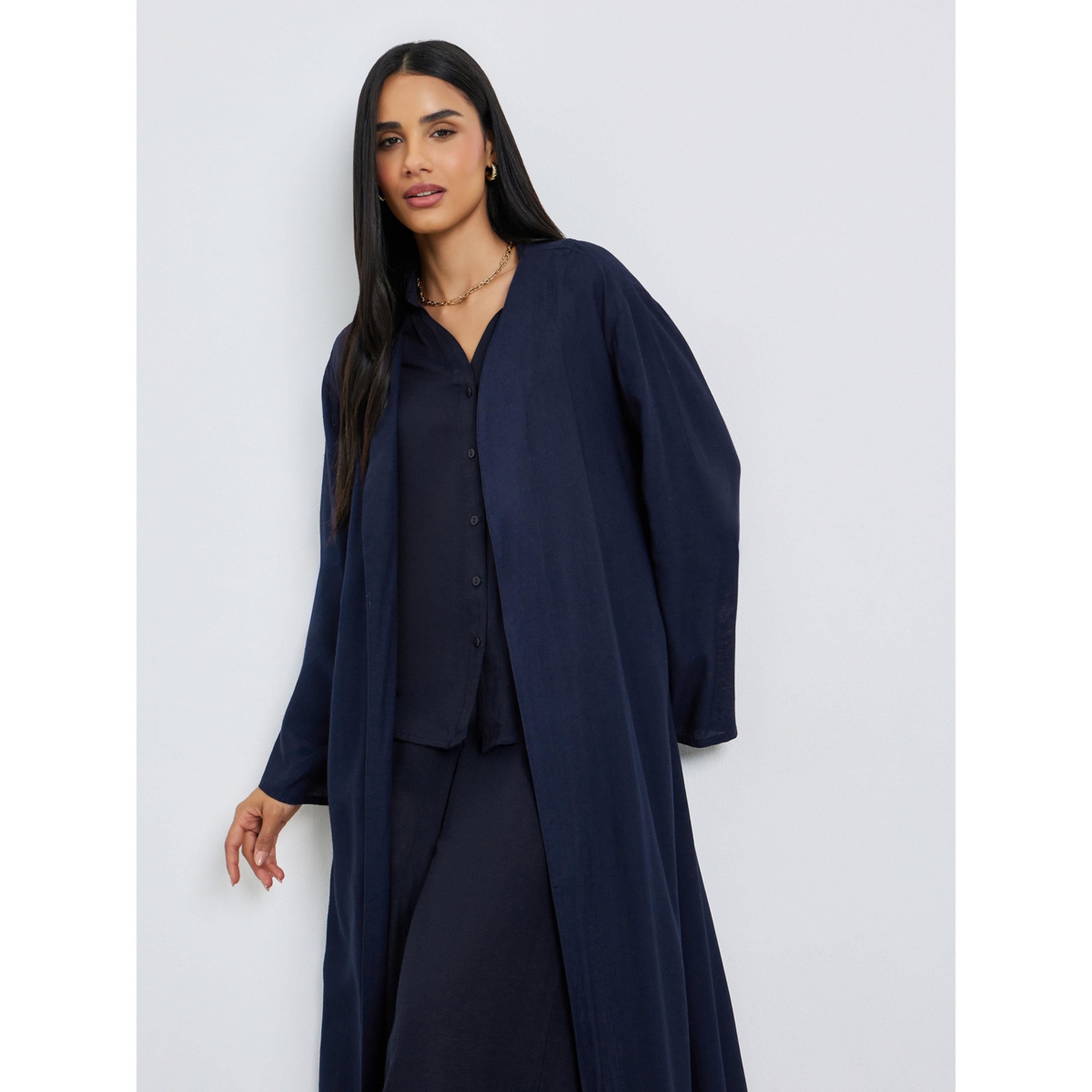 كيمونو مفتوح من الأمام بقصة عادية-women-clothing-cardigansandjumpers-cardigans-image-2