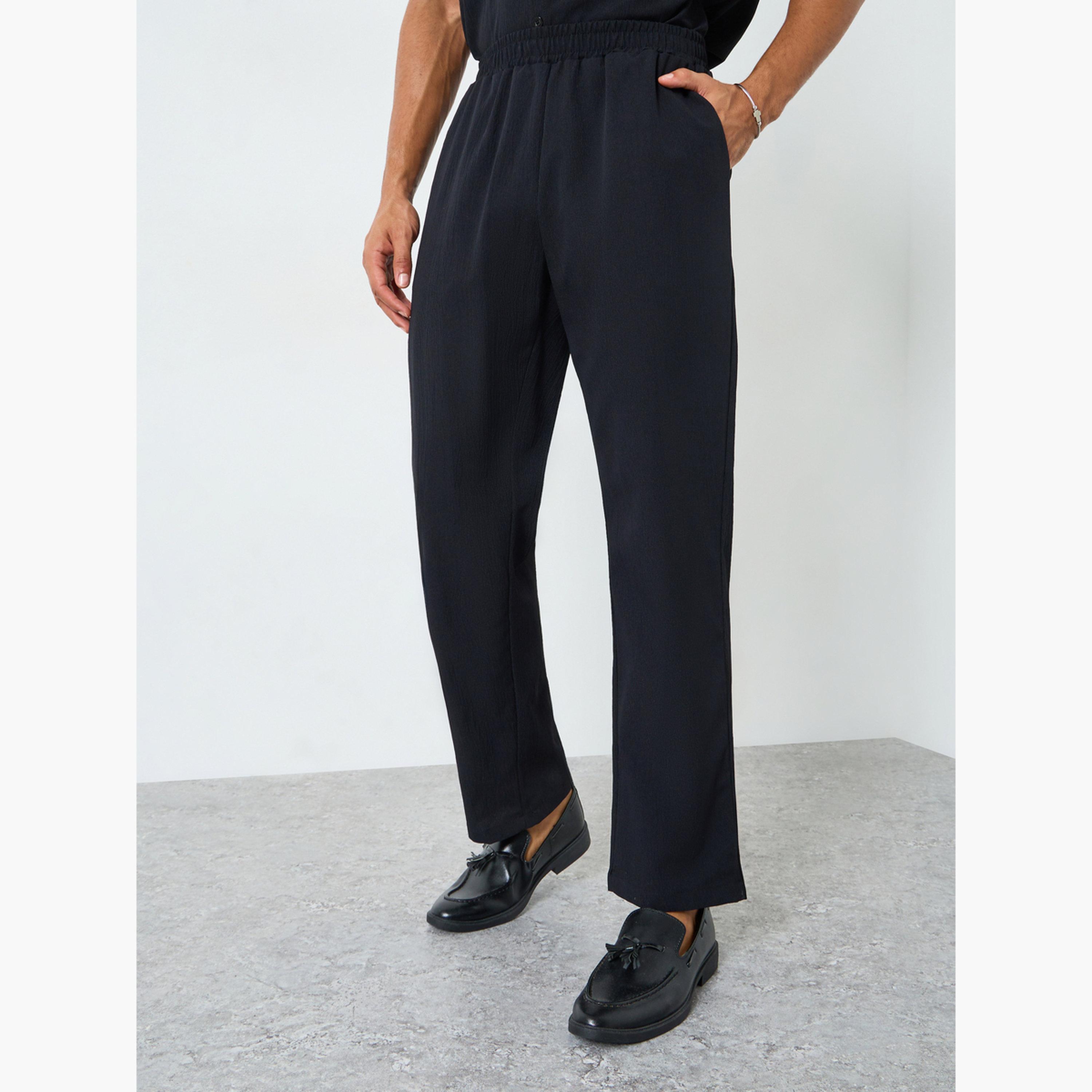 Take Two Men Solid Stand Collar Shirt and Pants Co-Ords-men-clothing-coordsets-image-4