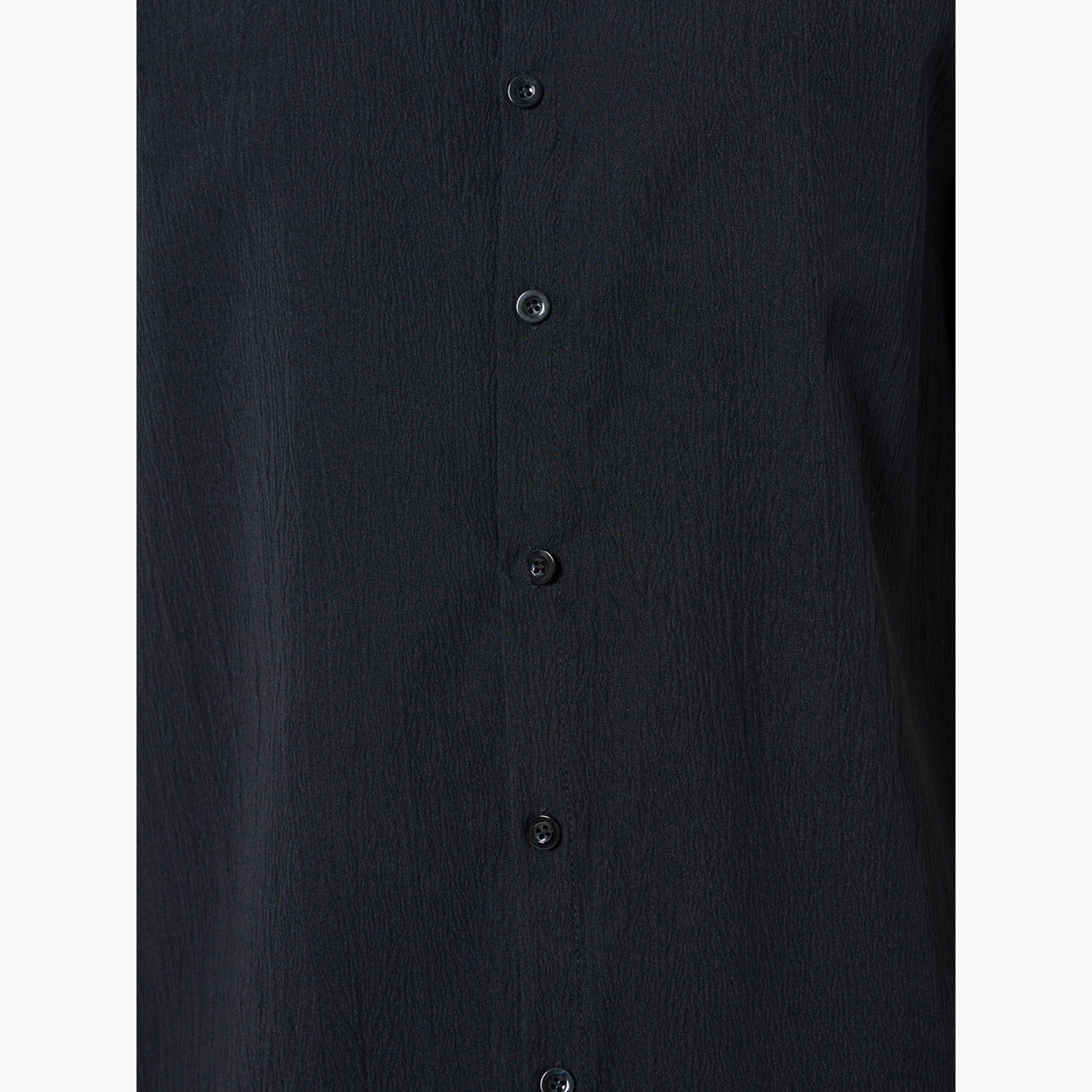 Take Two Men Solid Stand Collar Shirt and Pants Co-Ords-men-clothing-coordsets-image-5