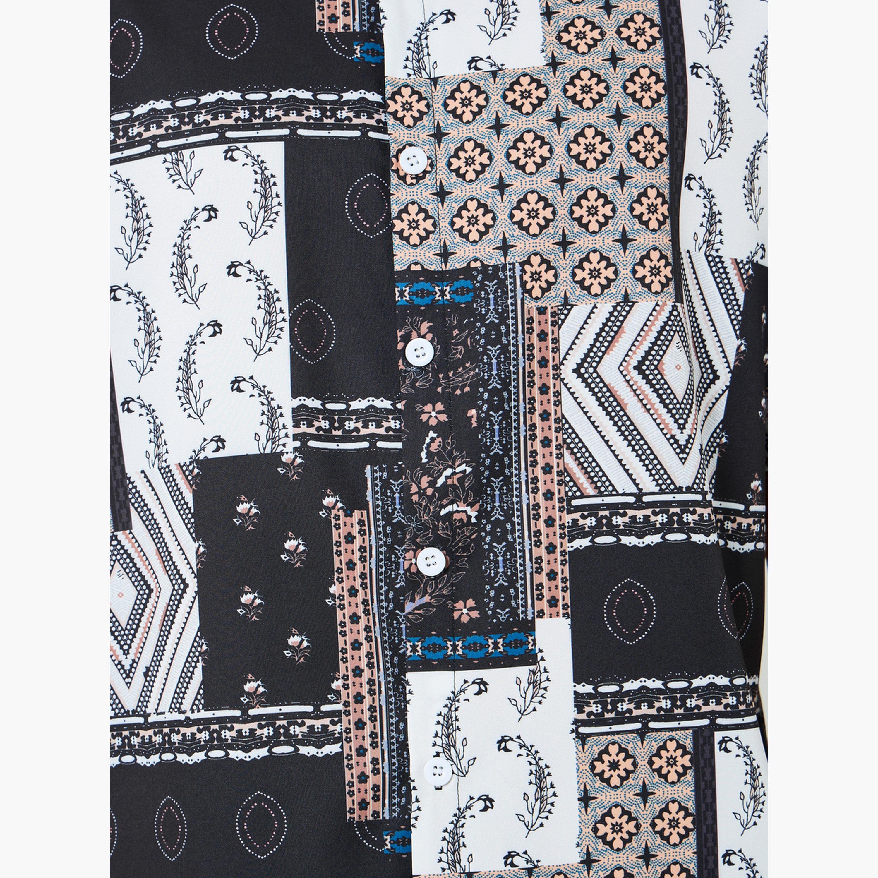 Take Two Men Patchwork Print Shirt and Pants Co-Ords-men-clothing-coordsets-image-6