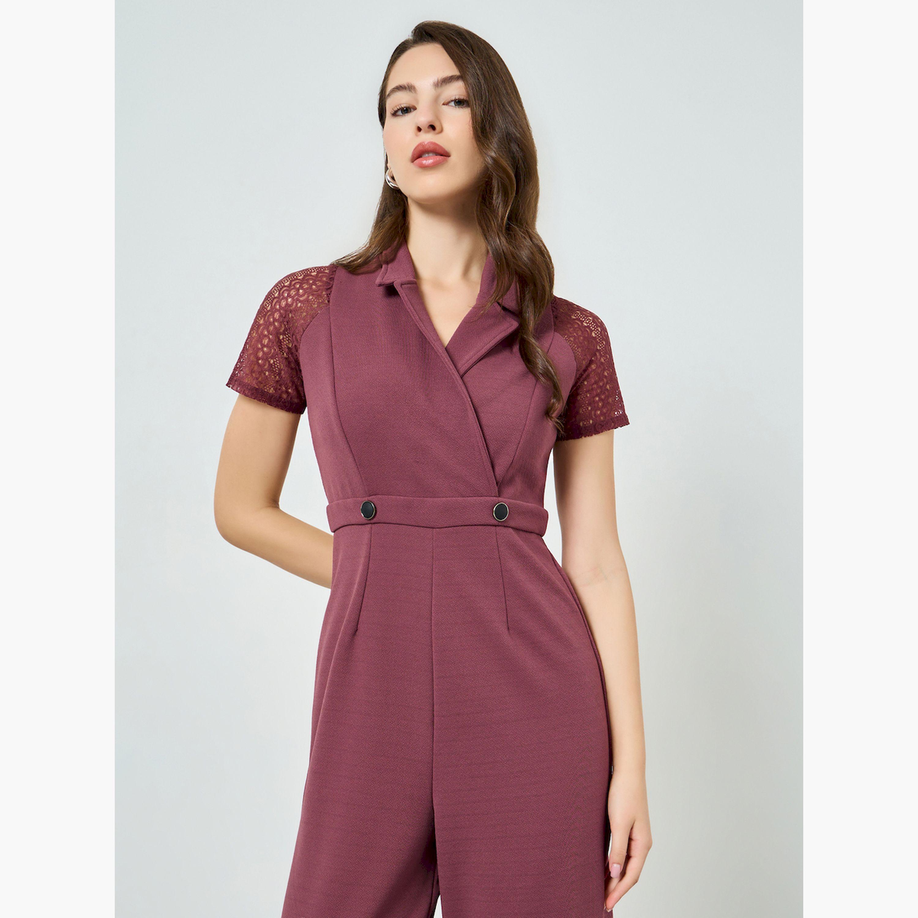 جمبسوت بأرجل واسعة وأكمام دانتيل-women-clothing-jumpsuits-image-2