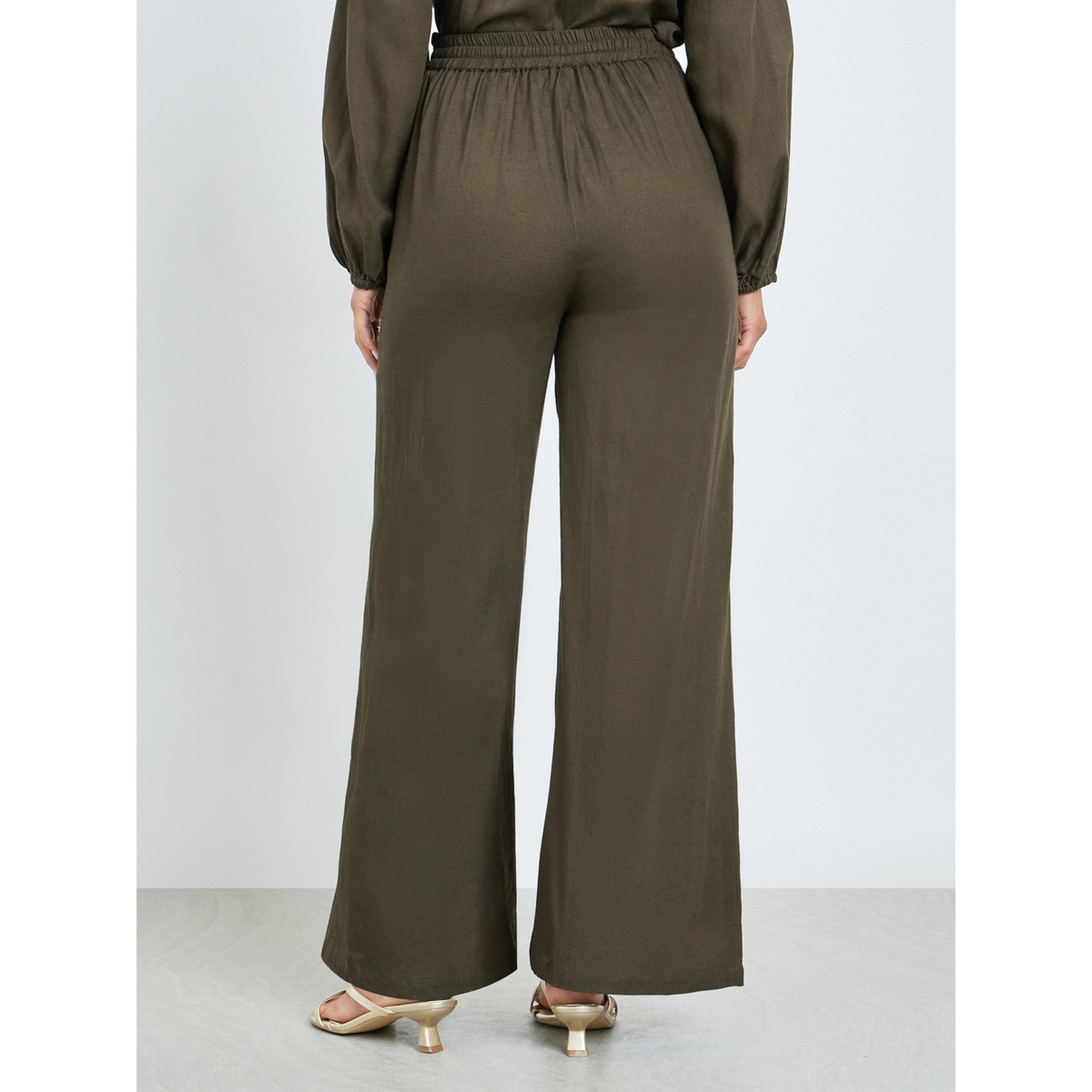 بنطال بأرجل واسعة سادة-women-clothing-bottoms-trousers-image-4