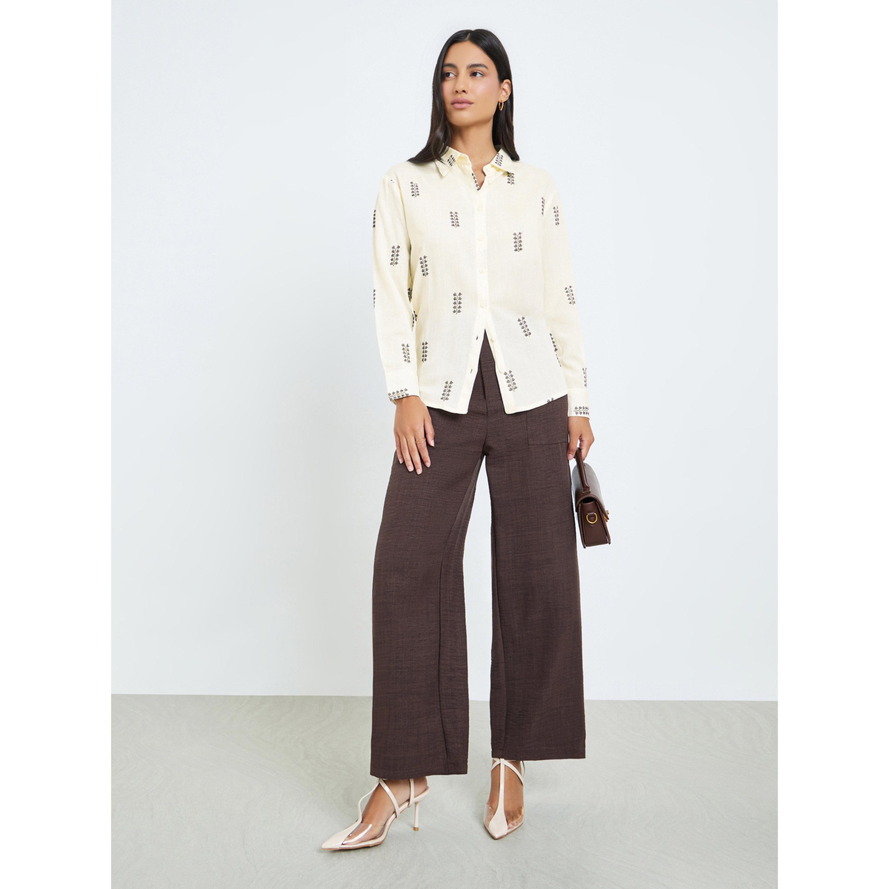 بلوزة مطرزة بقصة واسعة وأكمام طويلة-women-clothing-shirtsandblouses-shirts-image-2
