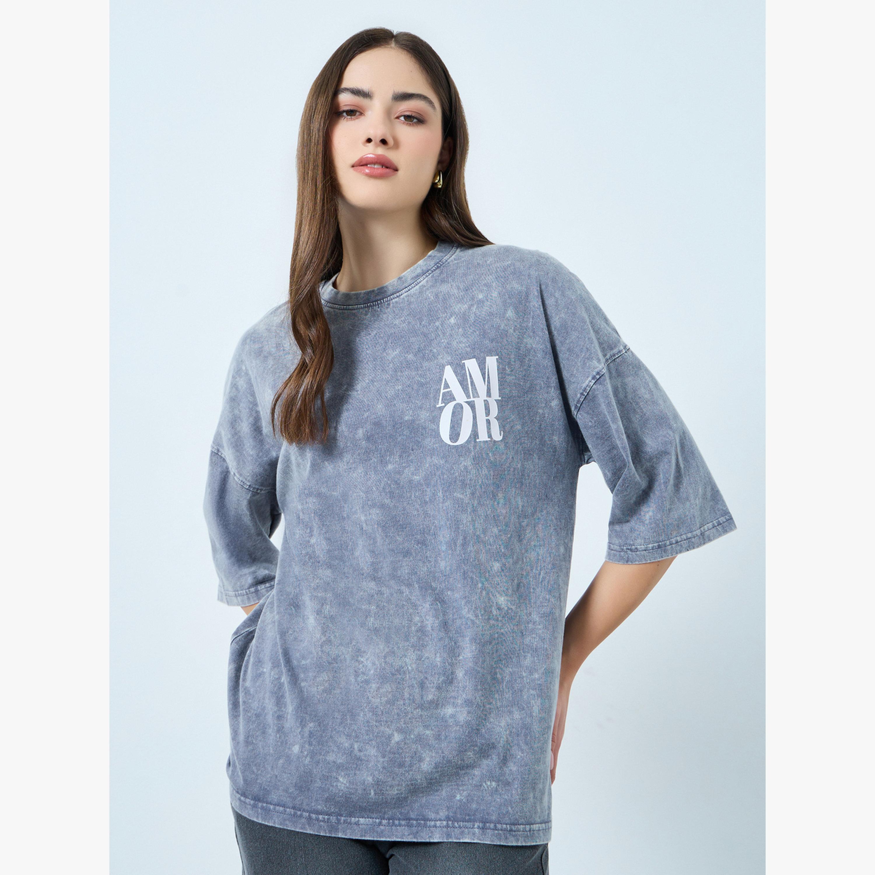 تيشيرت باهت بقصة واسعة-women-clothing-tshirts-image-1