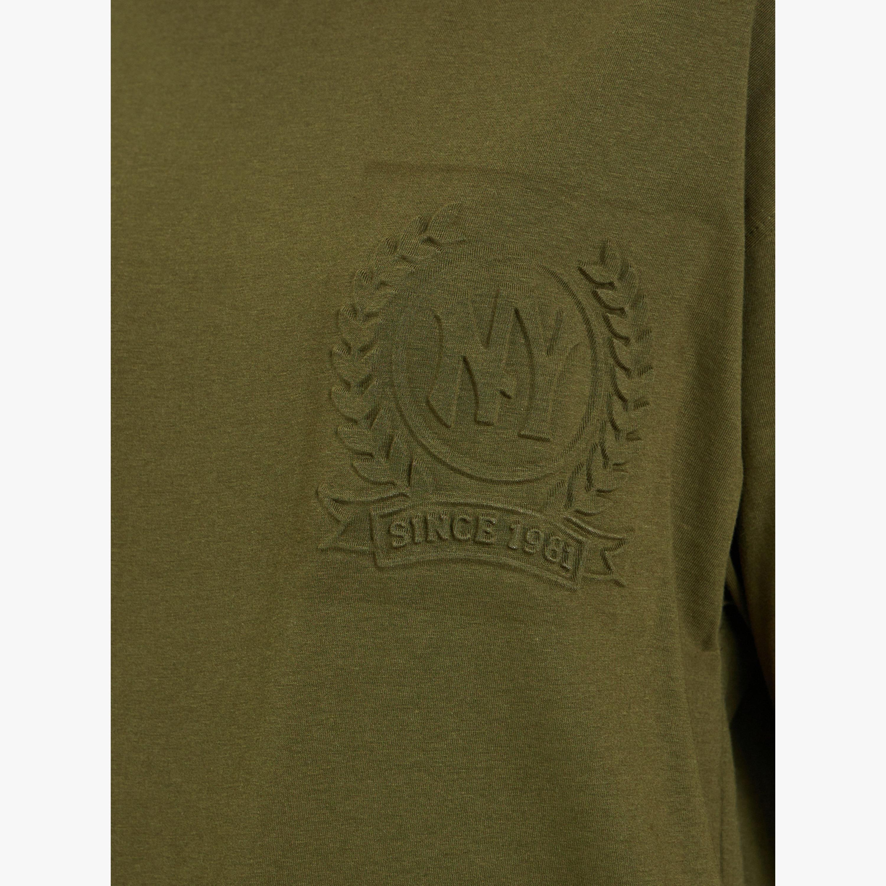 Styli Green Slogan Embossed 100% Cotton Oversized T-Shirt-women-clothing-tshirts-image-5