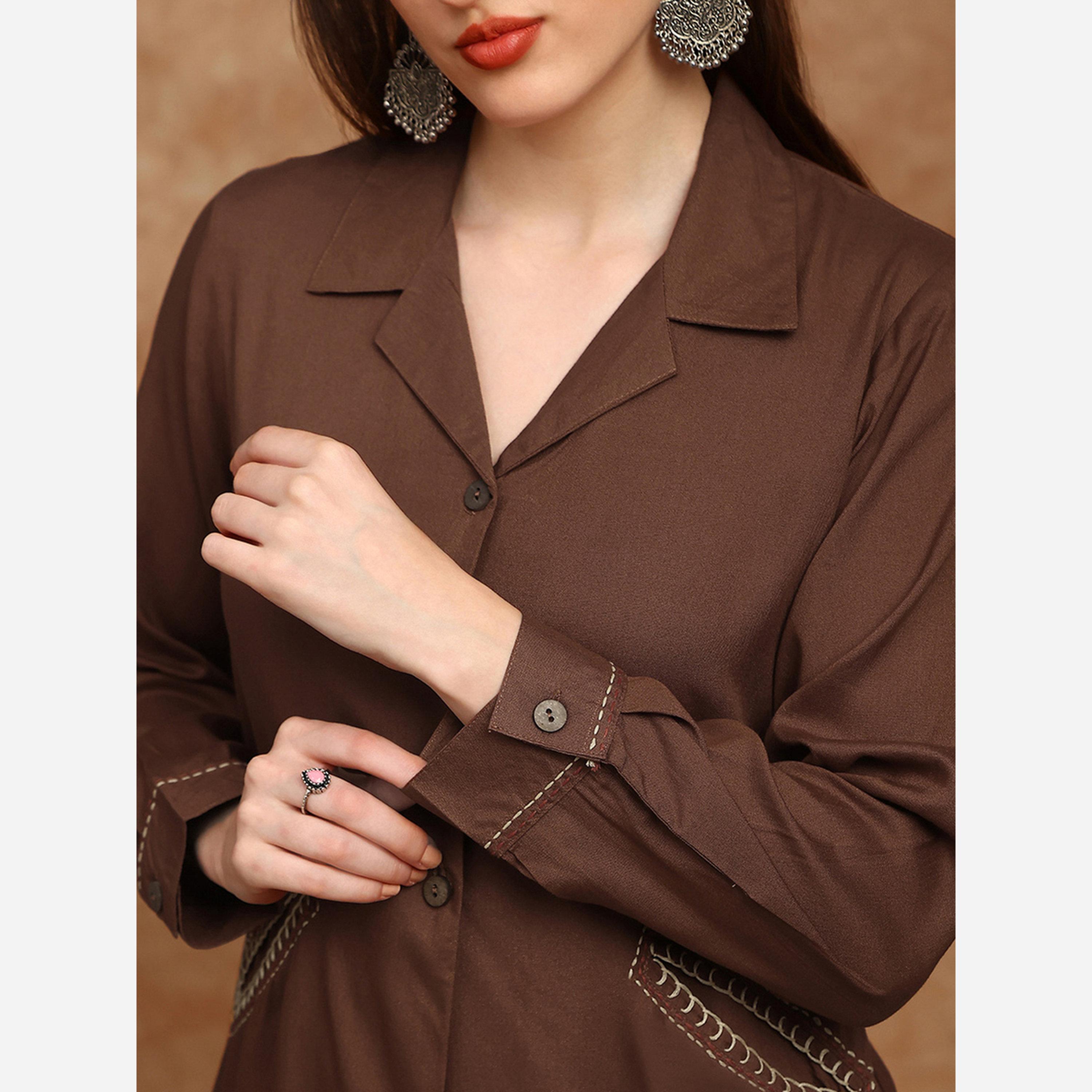 غلوبوص × ستايلي - طقم نسائي طويل بلوزة وبنطال-women-clothing-coordsets-image-6