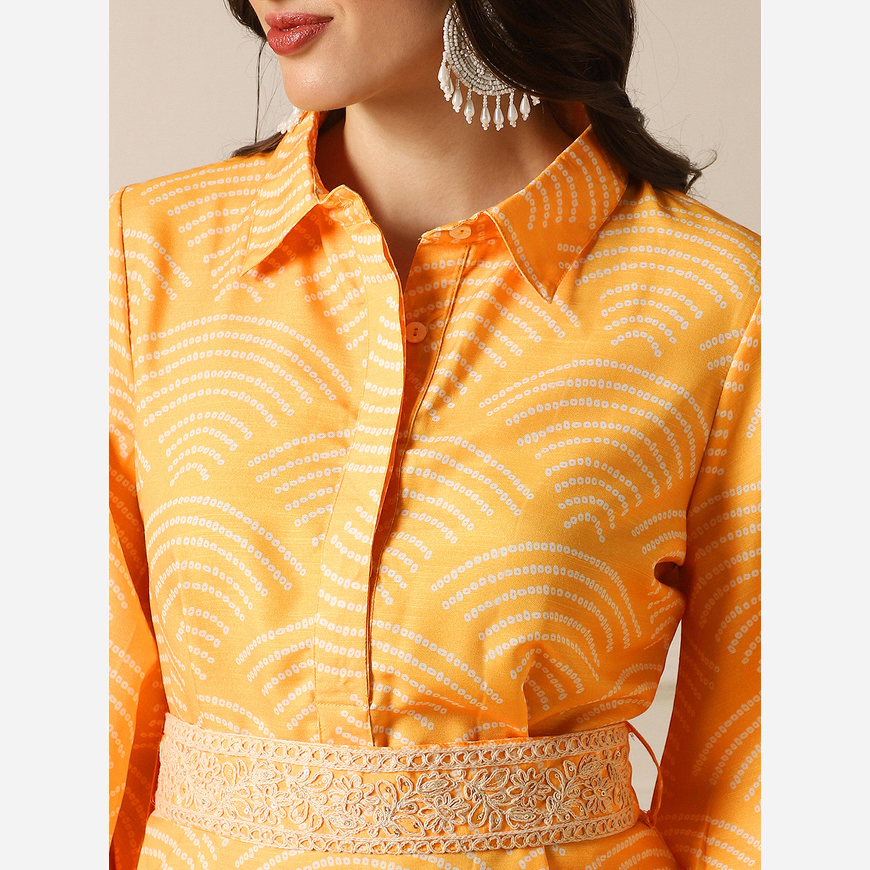 غلوبوص × ستايلي - قميص طبعة بالكامل وبنطال بالازو-women-clothing-coordsets-image-6