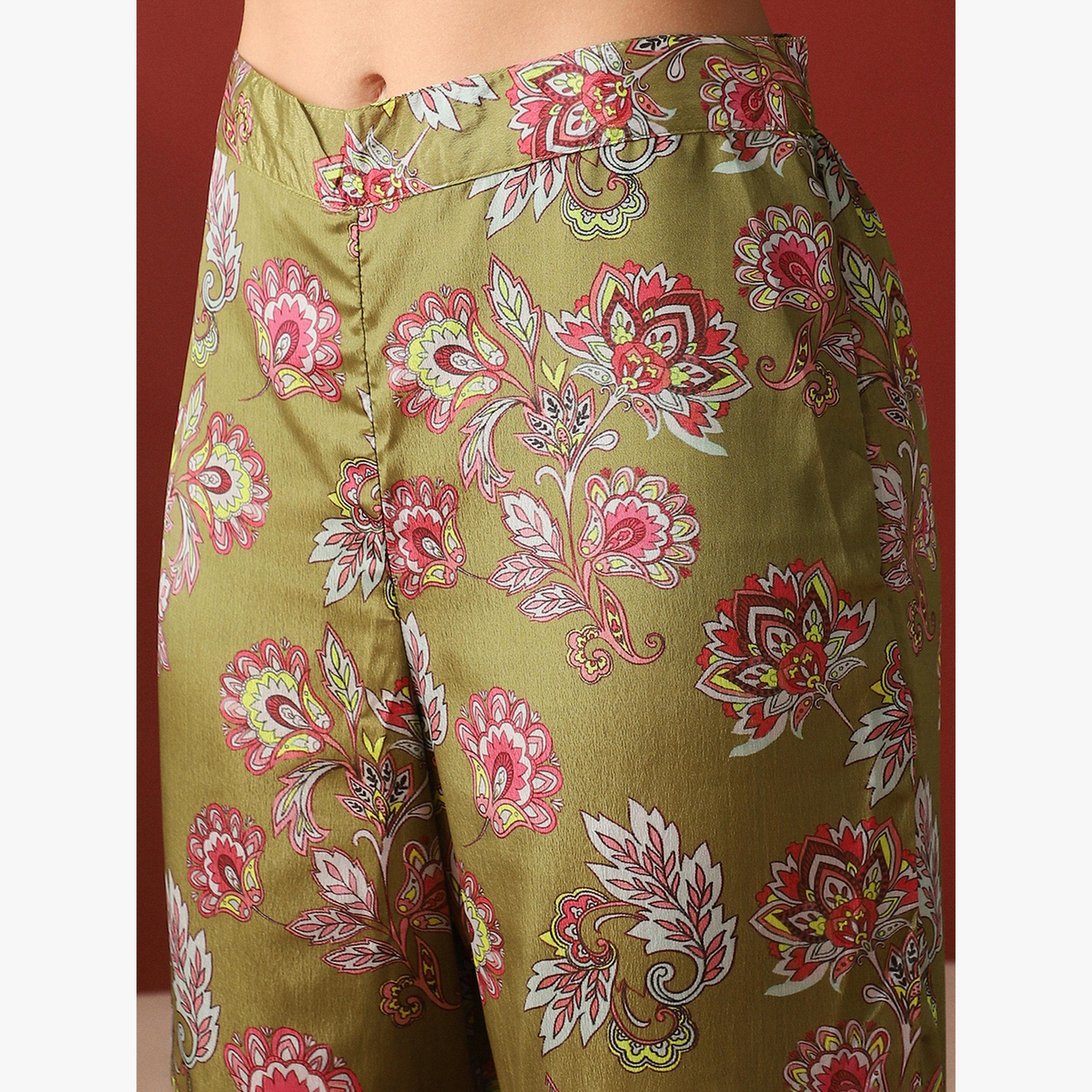 طقم منسق من بلوزة بكتف واحد بتفاصيل مرآة وزهور وشرارة-women-clothing-coordsets-image-5