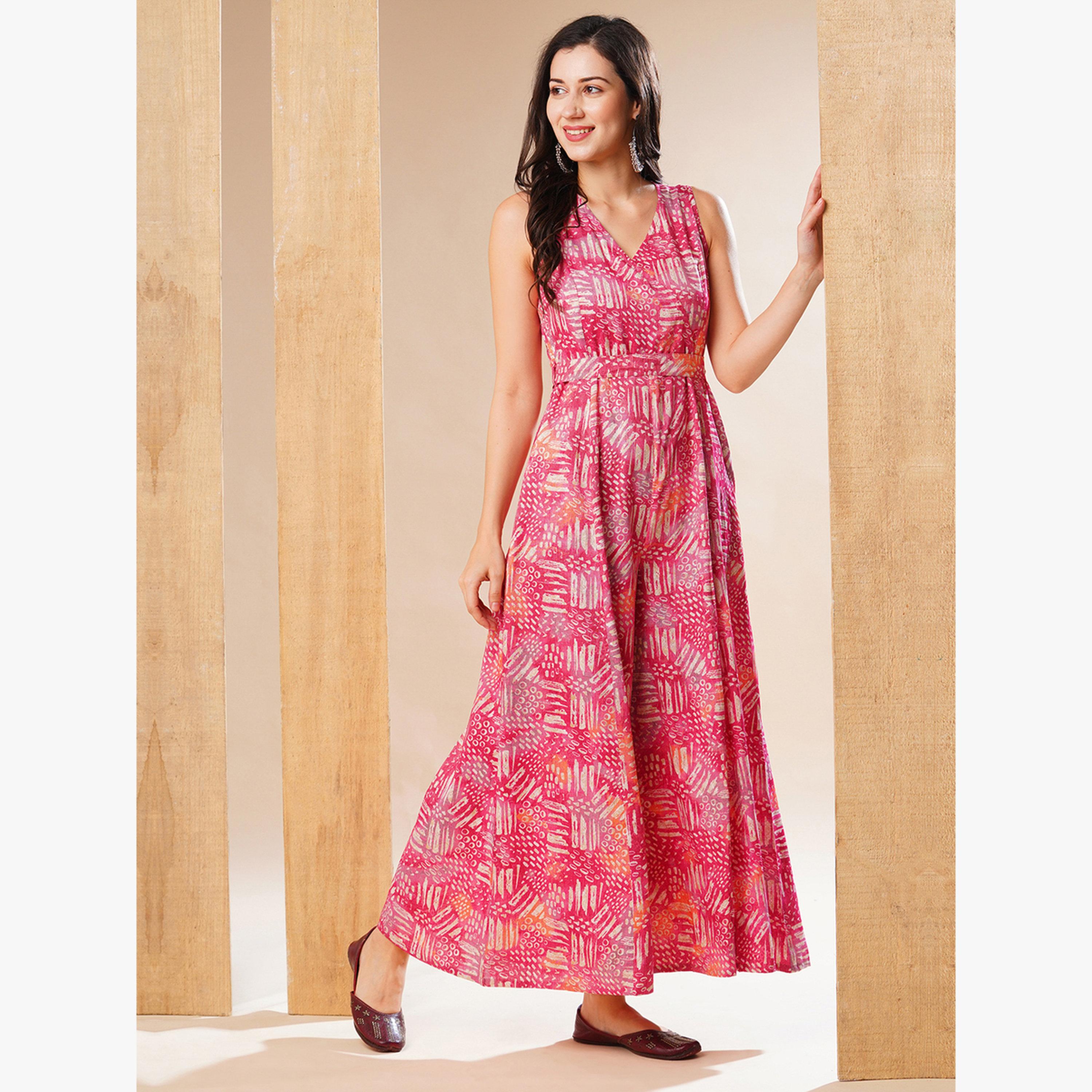 جمبسوت بأرجل واسعة بفتحة رقبة-women-clothing-jumpsuits-image-2