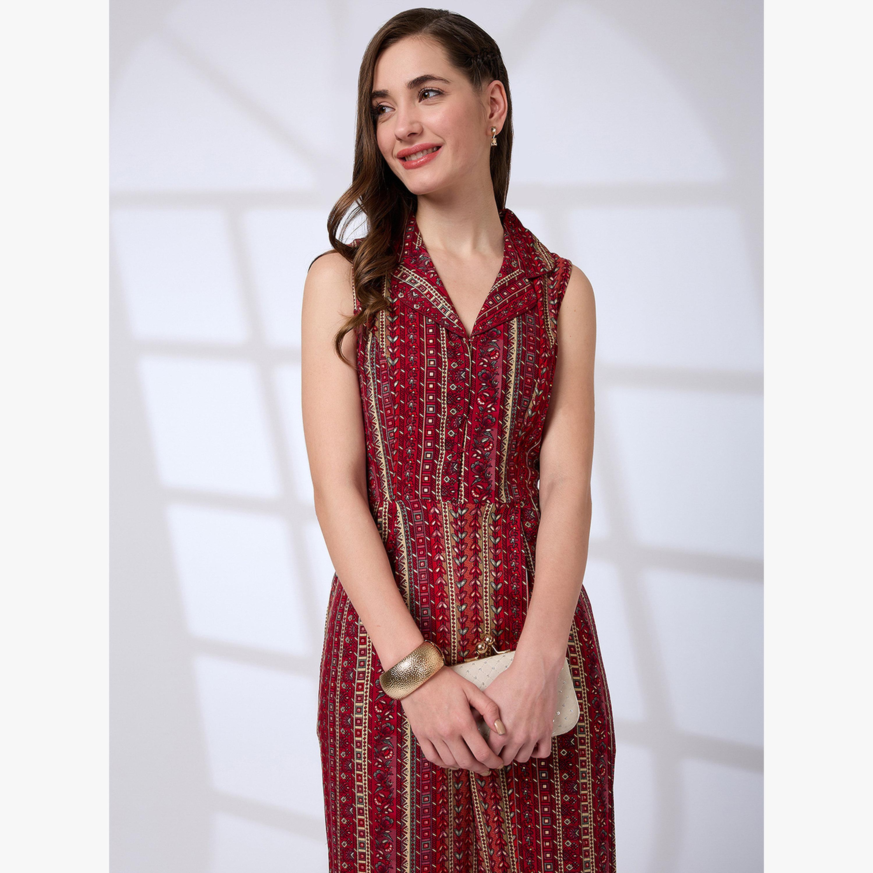 جمبسوت بياقة مطوية ورباط خصر-women-clothing-jumpsuits-image-5