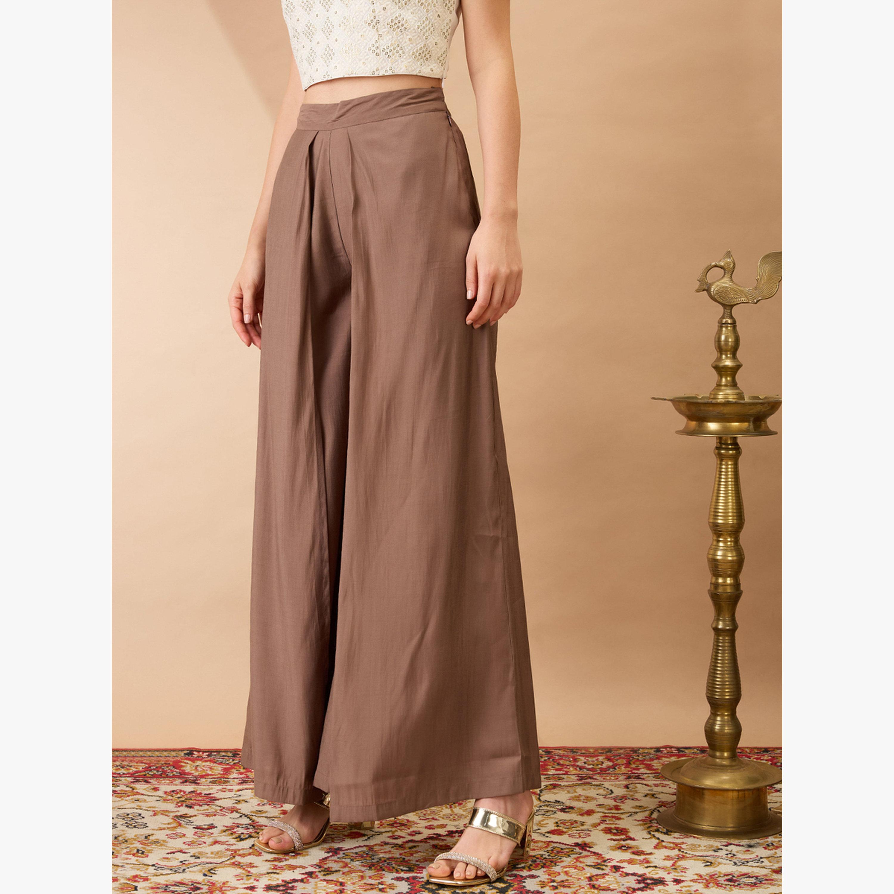 بنطال بأرجل واسعة-women-clothing-bottoms-trousers-image-4