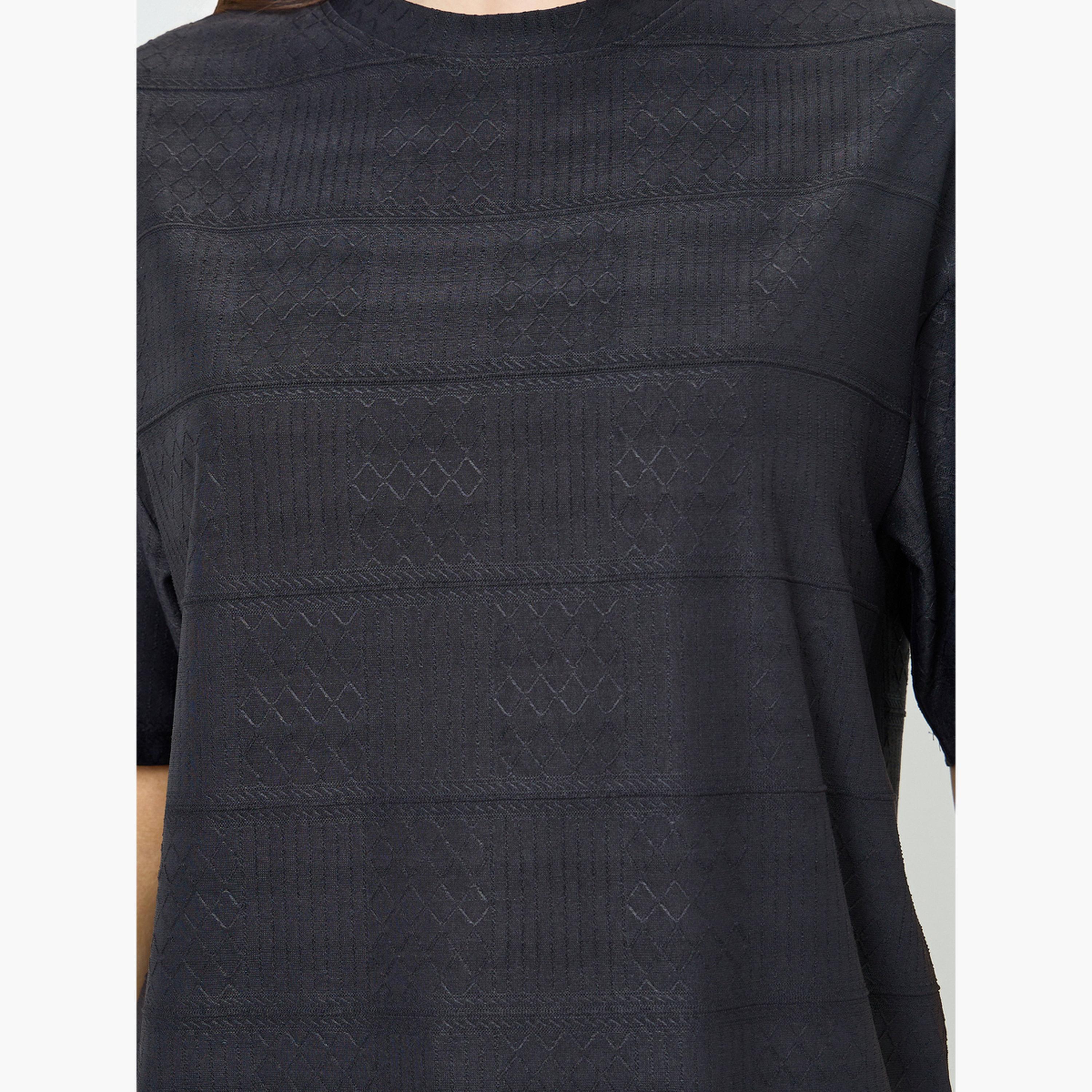 Styli Women Relaxed Fit High-Low Hem T-Shirt-women-clothing-tshirts-image-4