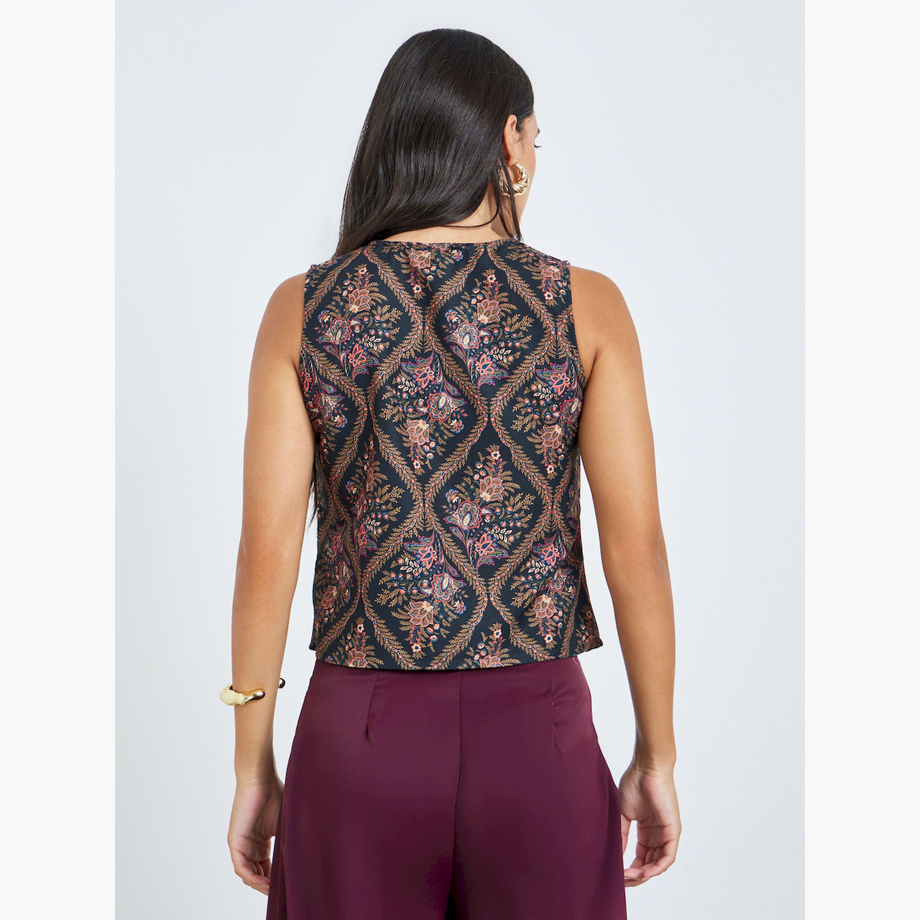 سديري بدون أكمام بطبعة زهور-women-clothing-shirtsandblouses-blouses-image-4