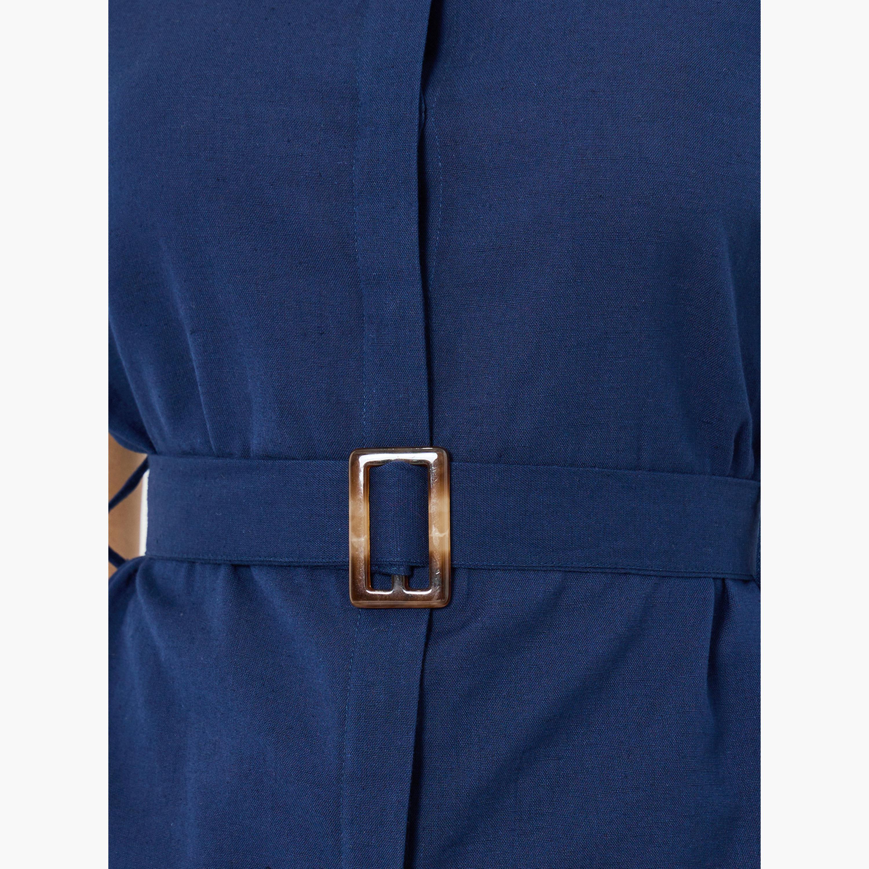 Styli Women Cap Sleeve Belted Shirt-women-clothing-shirtsandblouses-shirts-image-3