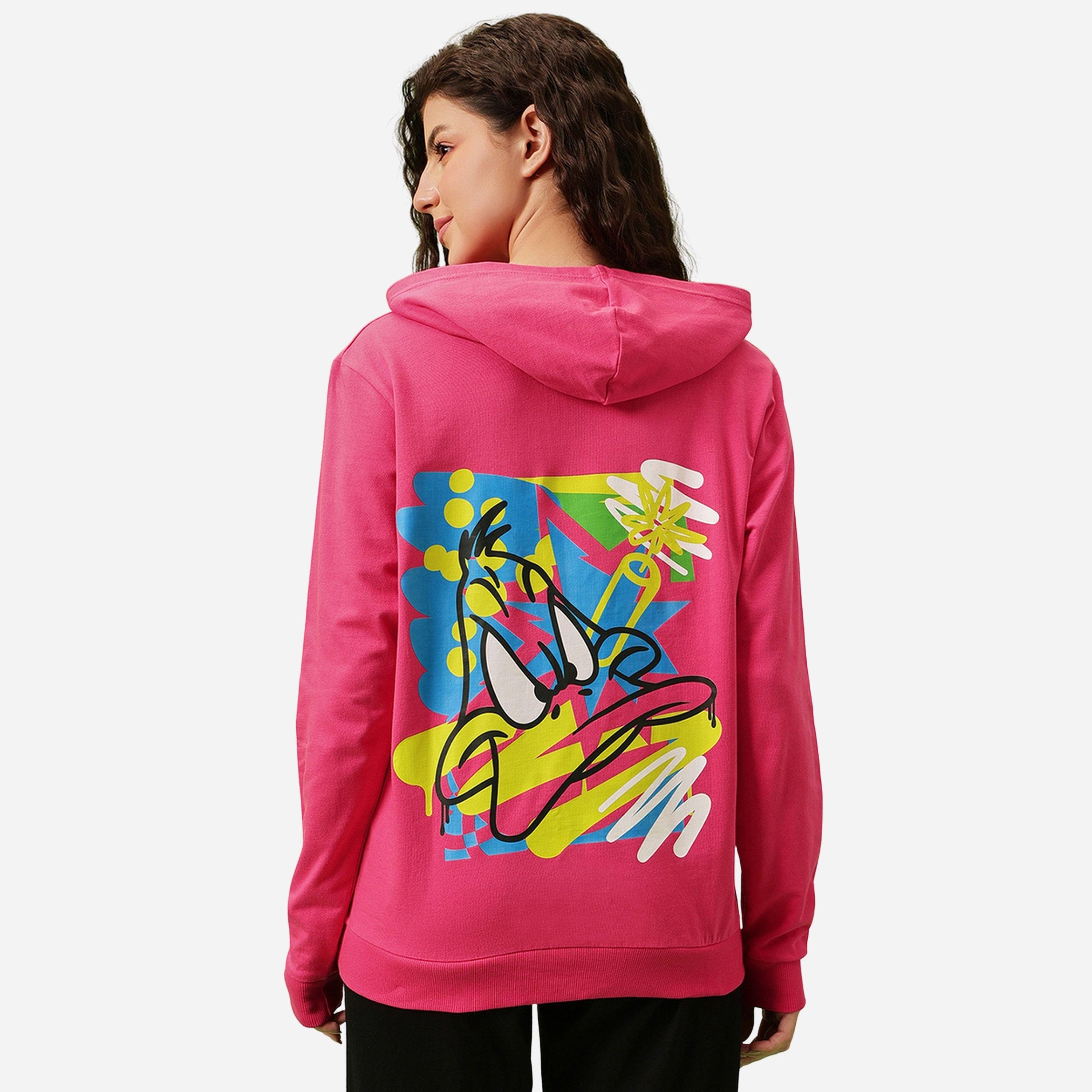 كلوفيا - هودي لون وردي طبعة رسومات-women-winterwear-hoodiesandsweatshirts-hoodies-image-3