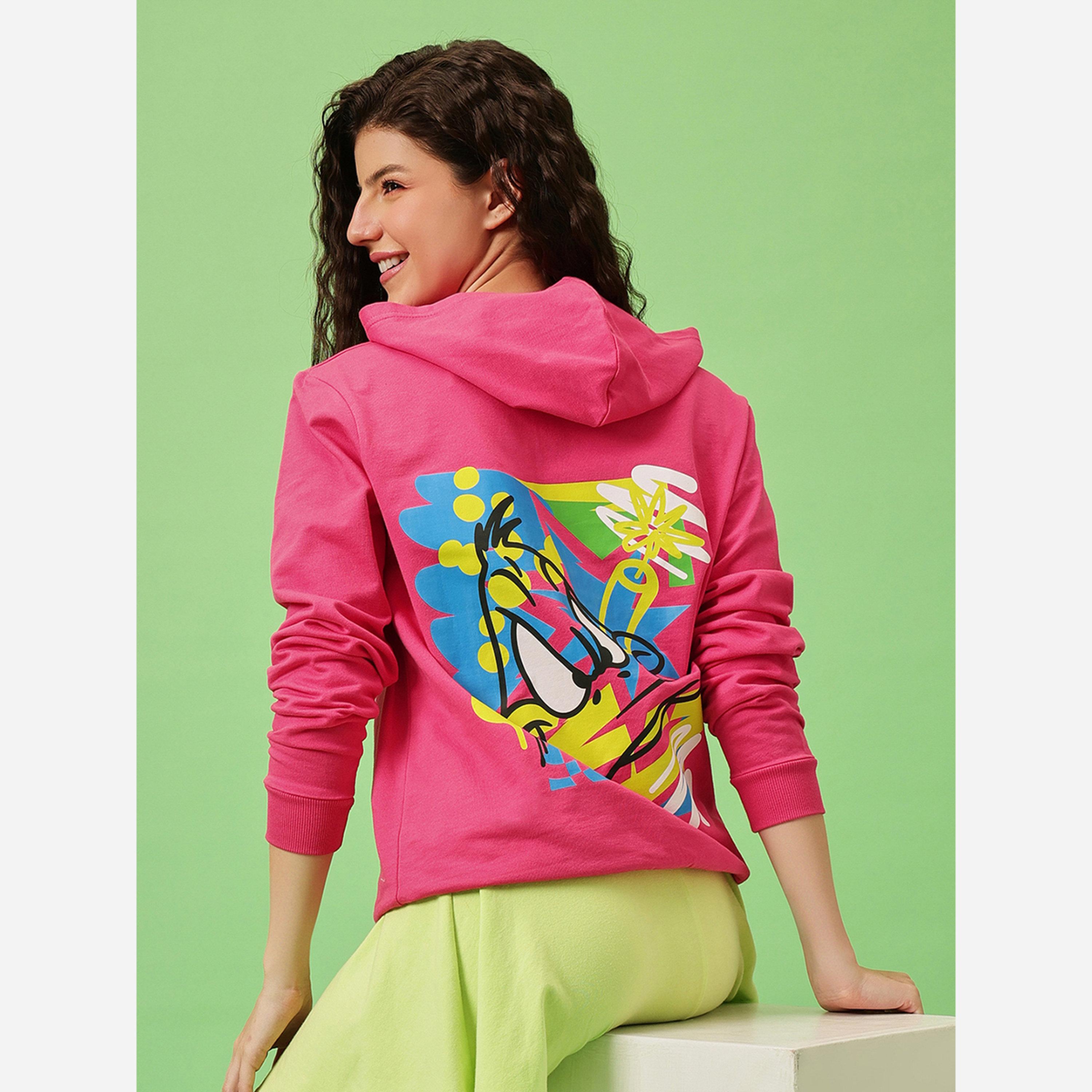 Clovia Pink Graphic Print Regular Fit Hoodie-women-winterwear-hoodiesandsweatshirts-hoodies-image-6