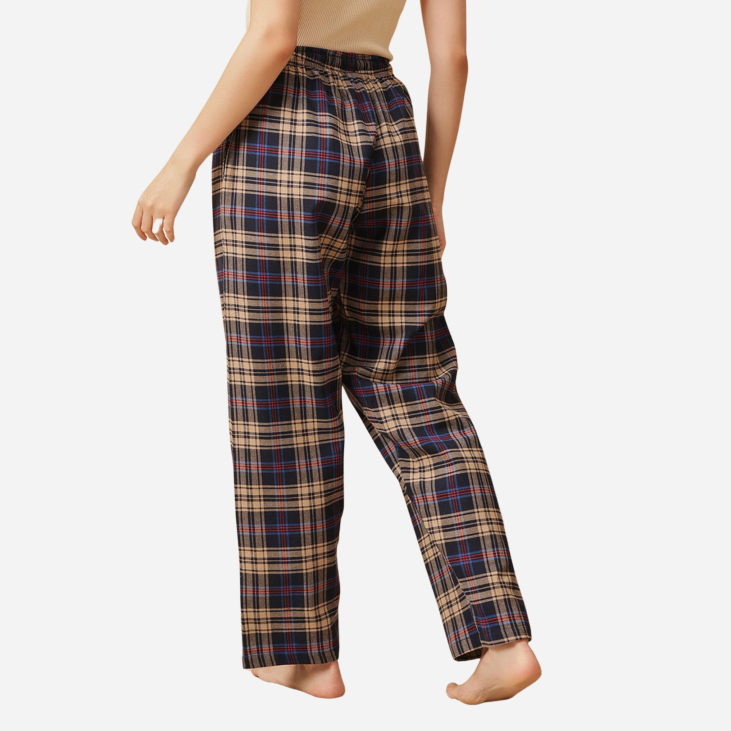 Clovia Women Plaid Checkered Pyjama Bottoms-women-clothing-nightwear-pyjamas-bottoms-image-5