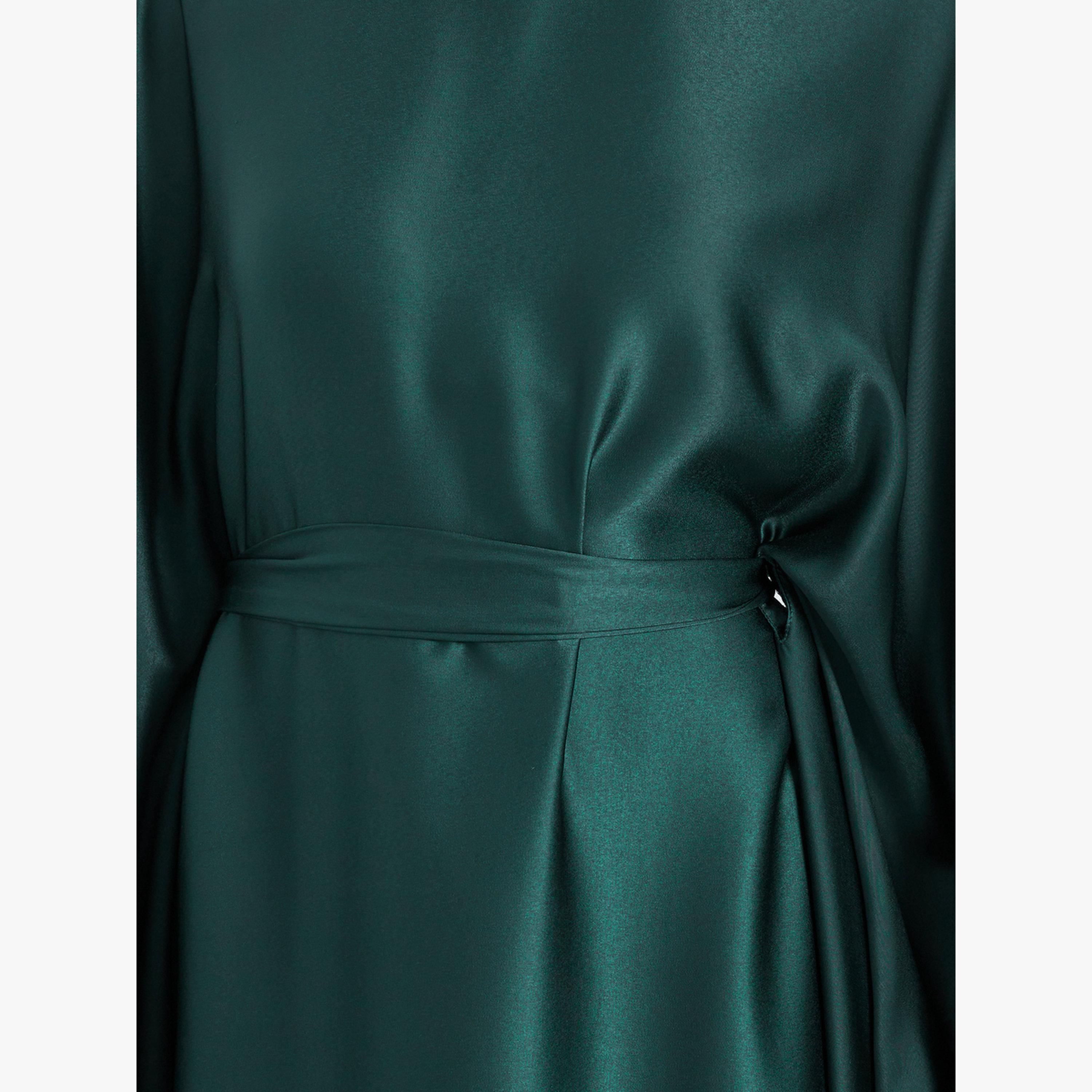 Styli Emerald Green Long Sleeves Kaftan Maxi Dress-women-clothing-dresses-image-5