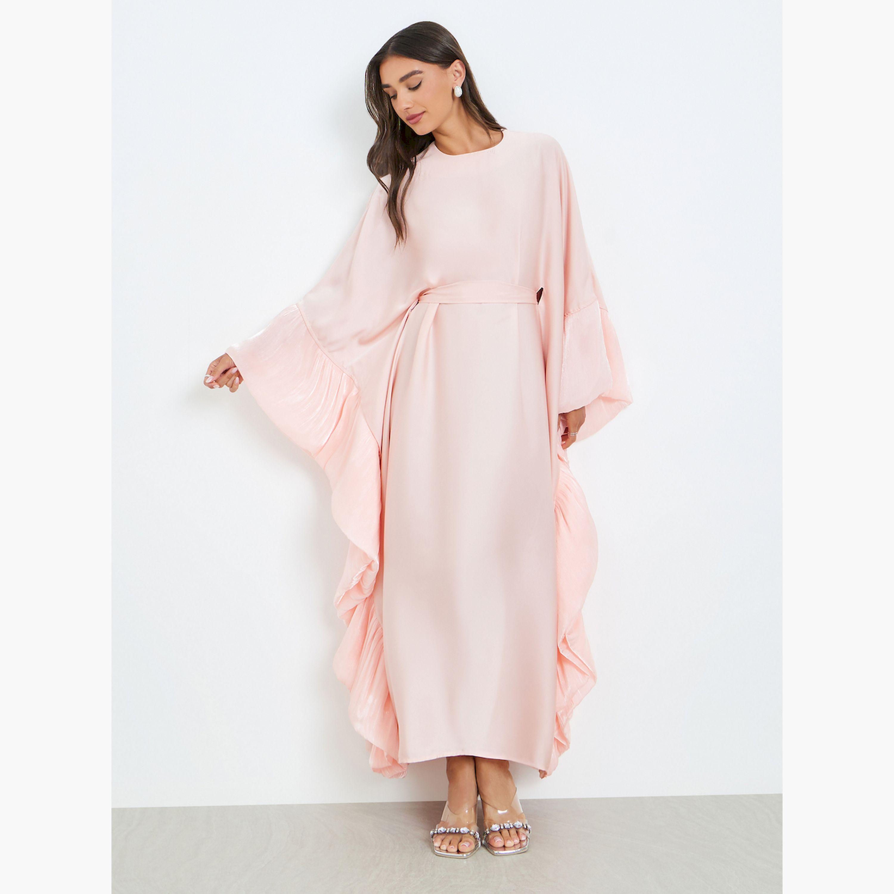 فستان قفطان ماكسي بأكمام طويلة-women-clothing-dresses-image-3