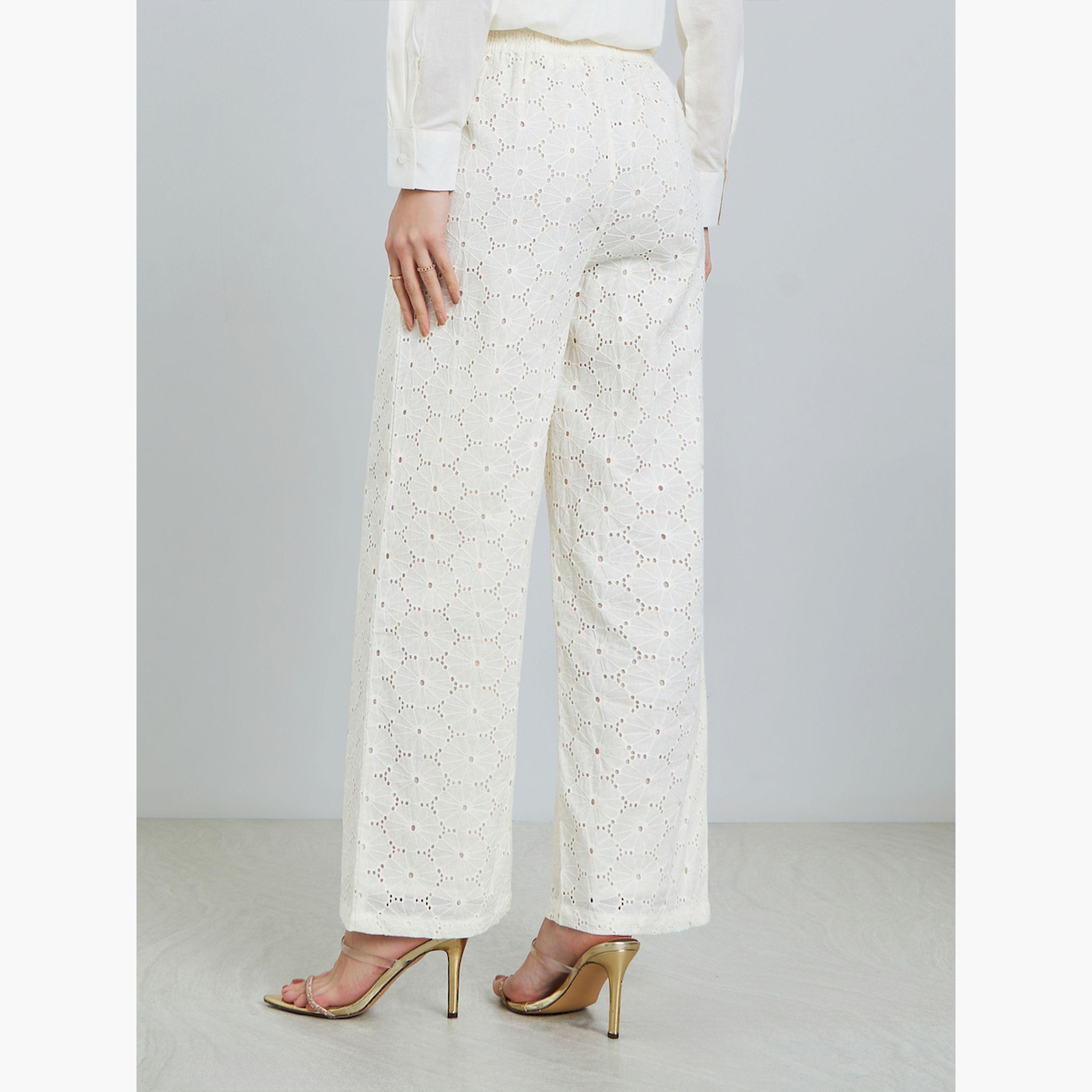 بنطال مطرز بأرجل واسعة-women-clothing-bottoms-trousers-image-4
