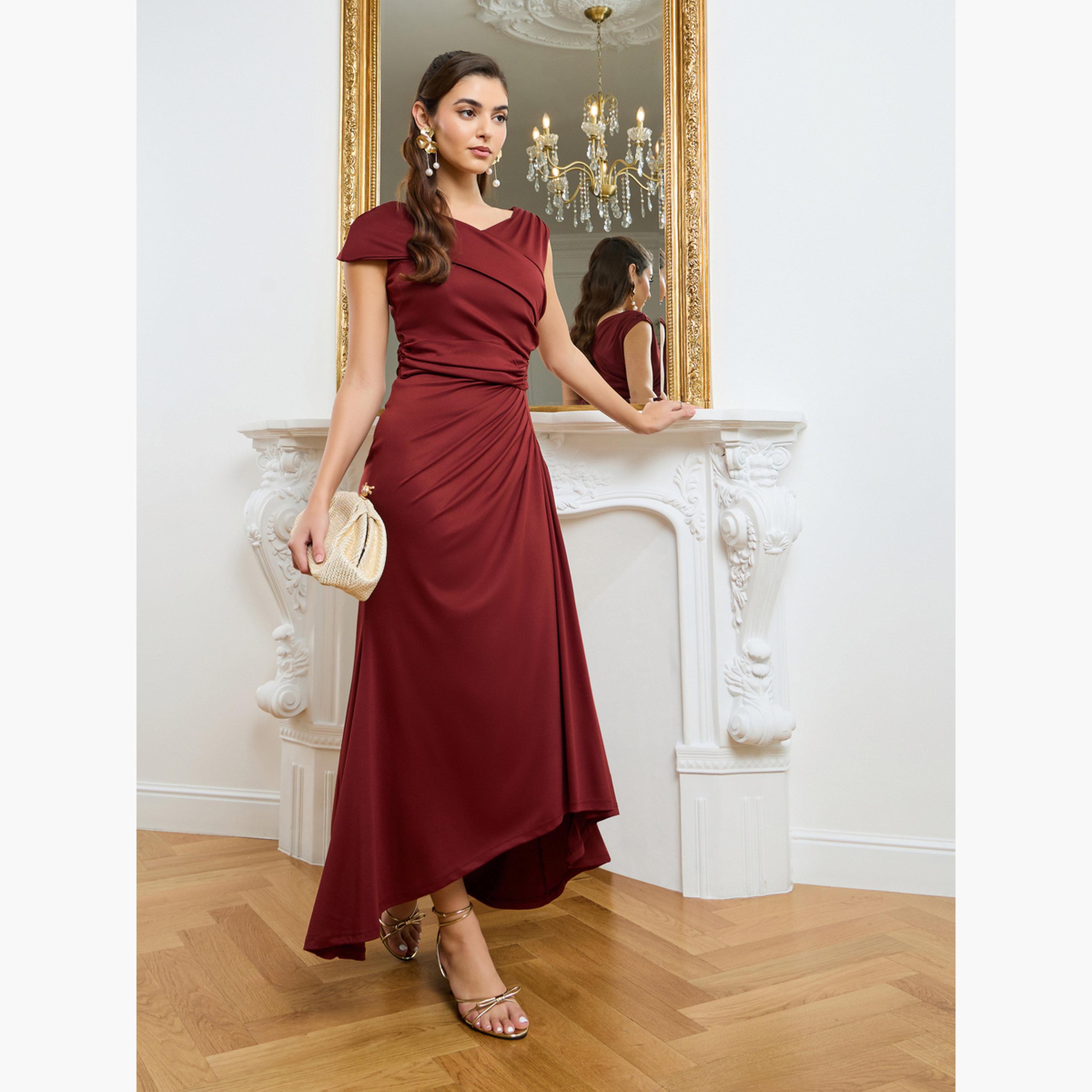 Styli Women Coffee Brown Sleeveless Maxi Dress-women-clothing-dresses-image-1
