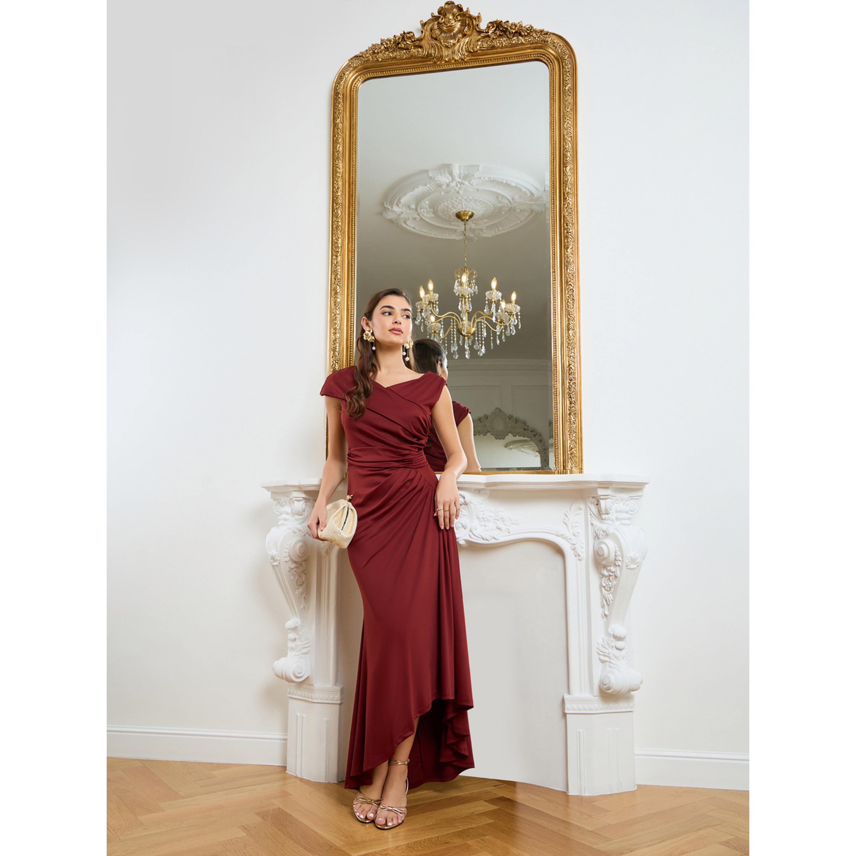 Styli Women Coffee Brown Sleeveless Maxi Dress-women-clothing-dresses-image-3