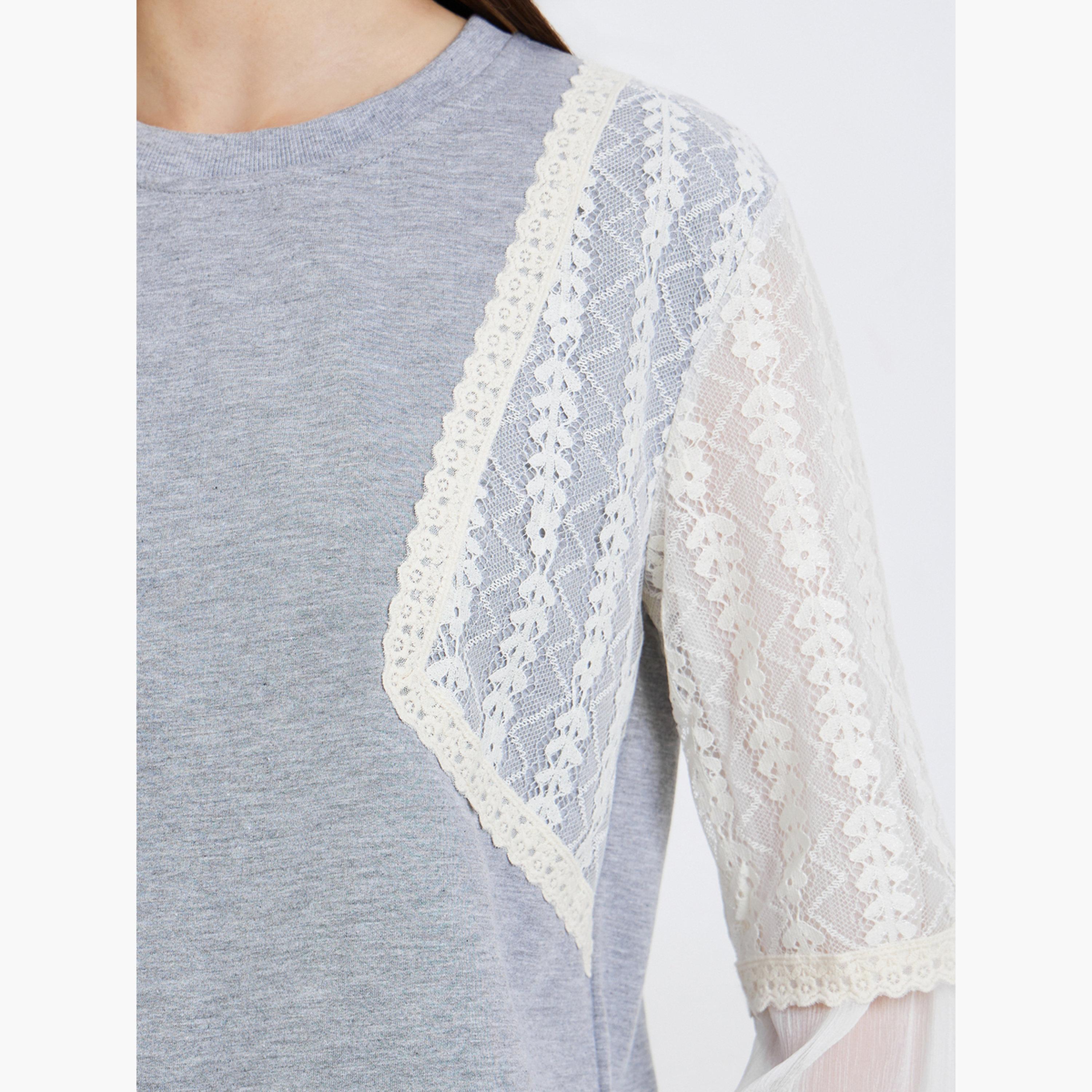 بلوزة بأكمام طويلة وألواح دانتيل-women-clothing-shirtsandblouses-blouses-image-4