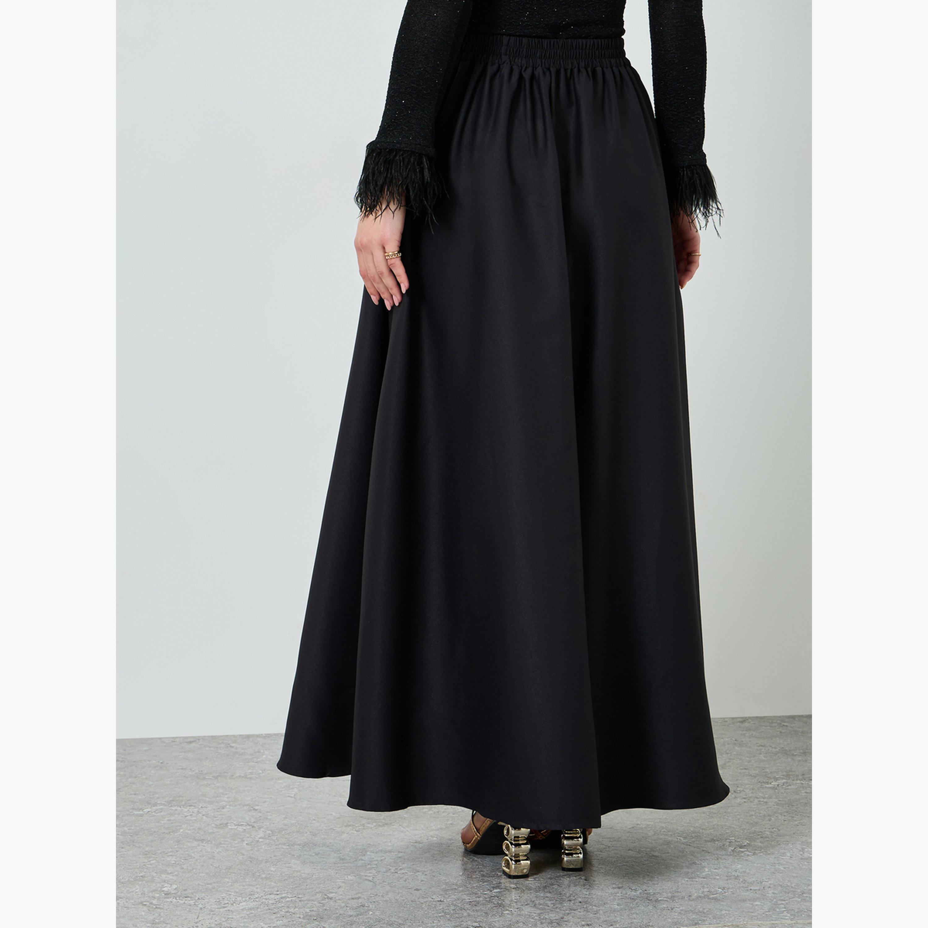 تنورة طويلة بحافة واسعة-women-clothing-bottoms-skirts-image-4