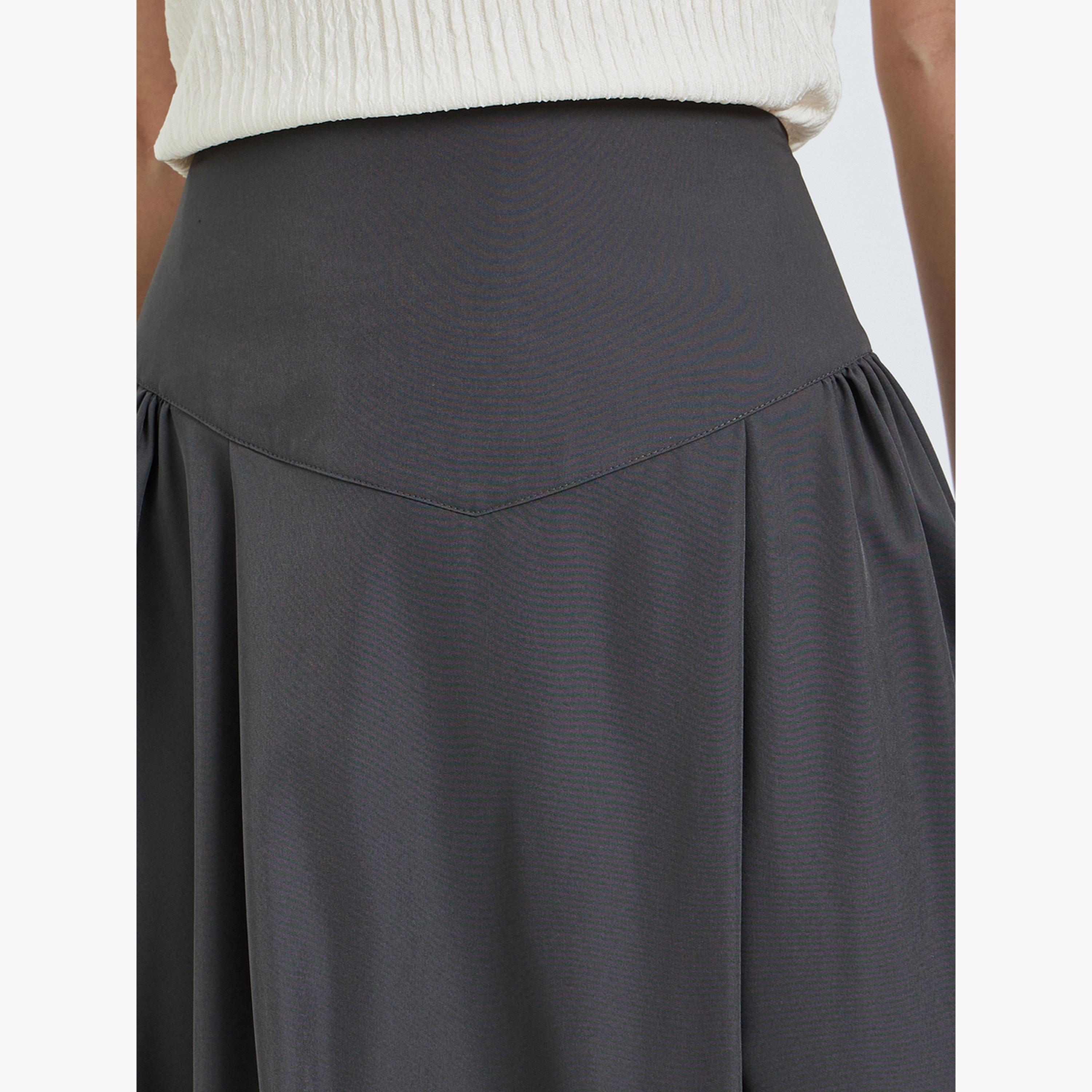 Styli Grey Asymmetric Hem Maxi Skirt-women-clothing-bottoms-skirts-image-4