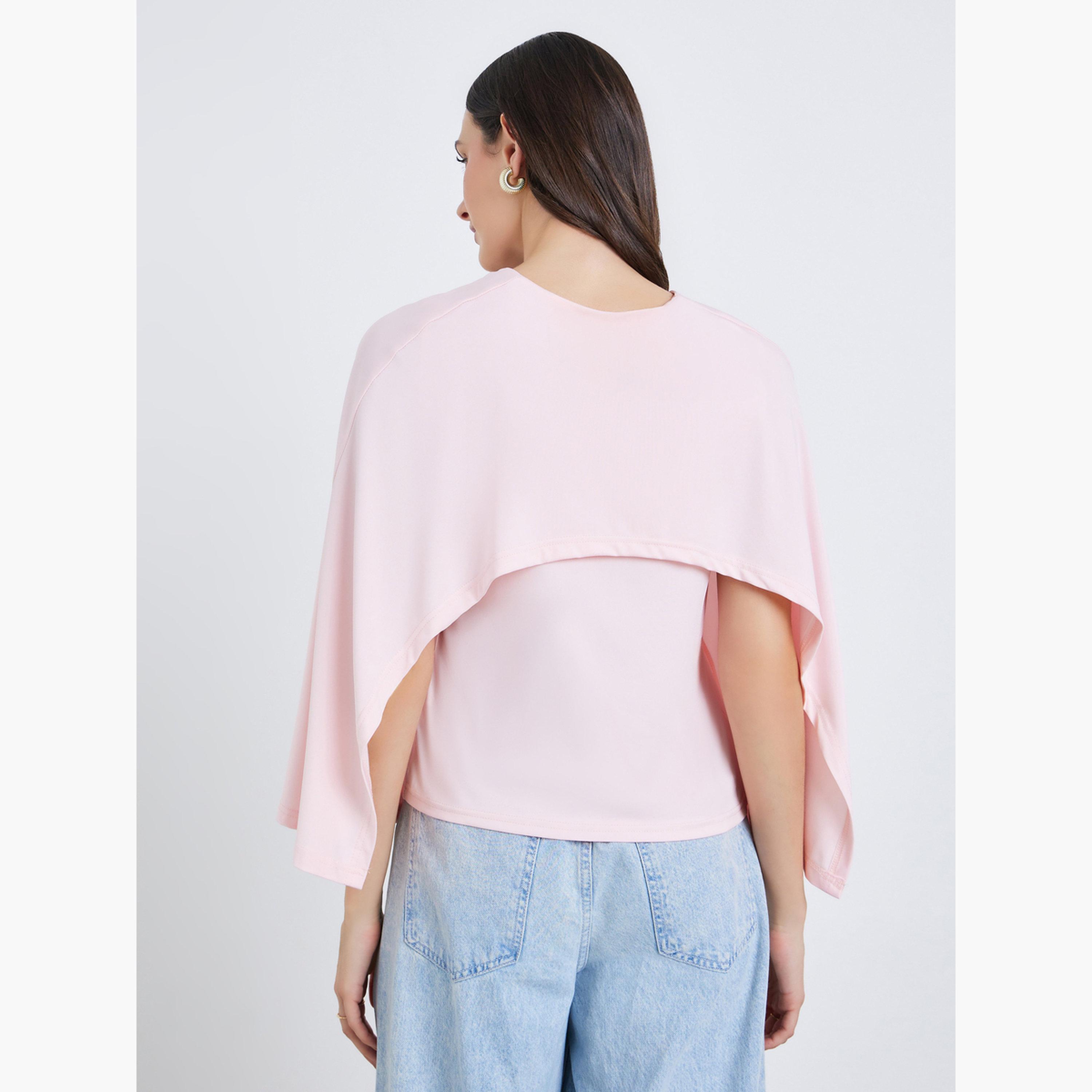 بلوزة بتفاصيل محبوكة مع تفاصيل شال-women-clothing-shirtsandblouses-blouses-image-5
