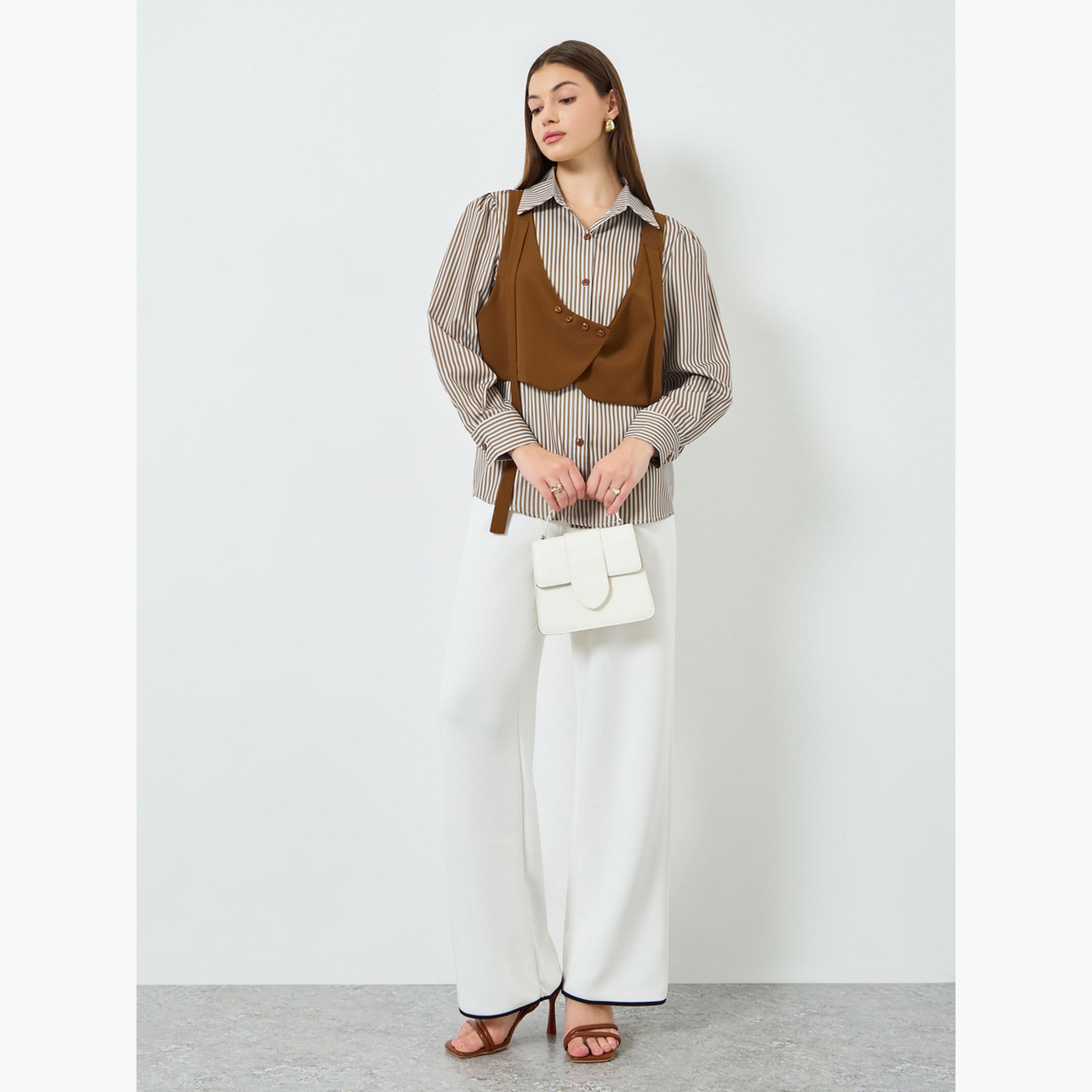 بلوزة مخططة بأكمام طويلة-women-clothing-shirtsandblouses-shirts-image-2