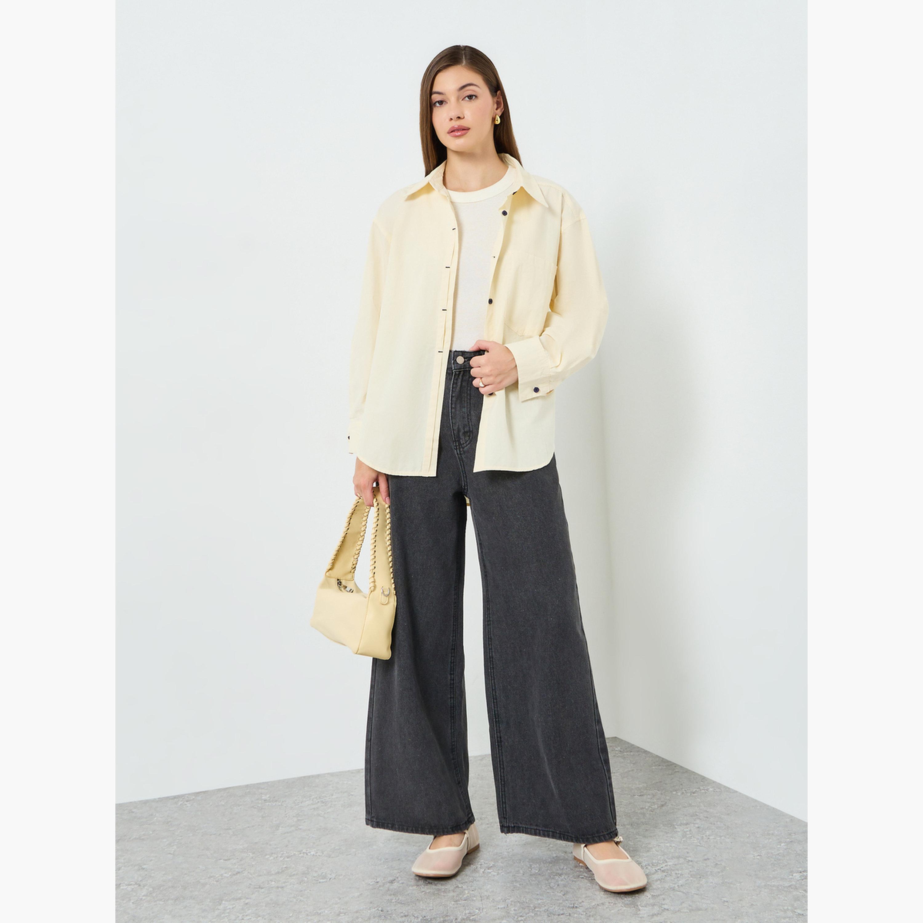 بلوزة بأكمام طويلة وقصة واسعة-women-clothing-shirtsandblouses-shirts-image-2