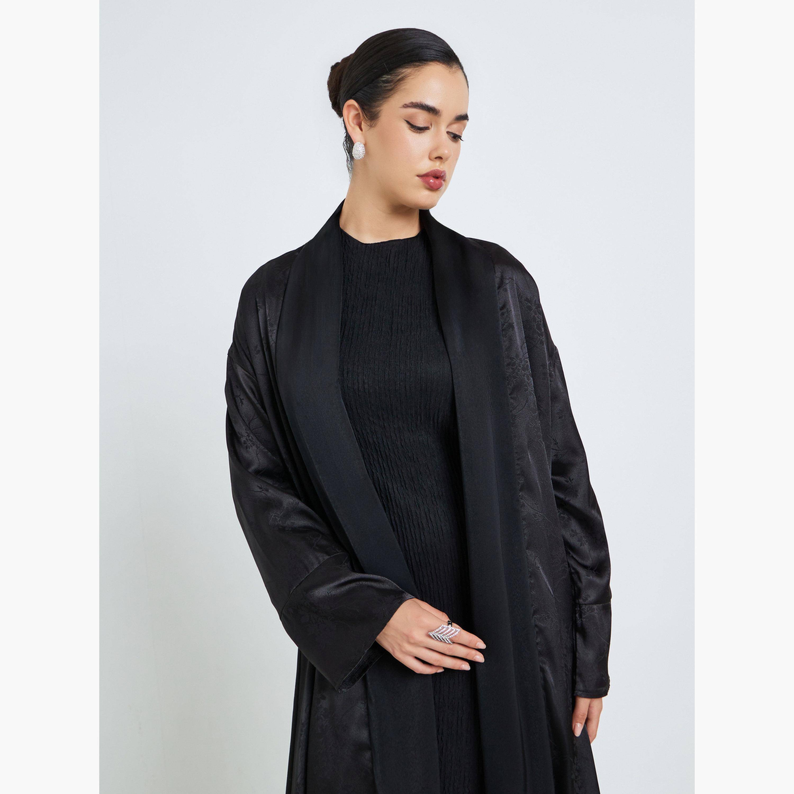 عباية بقصة واسعة مع وشاح-women-arabicclothing-abayas-image-2