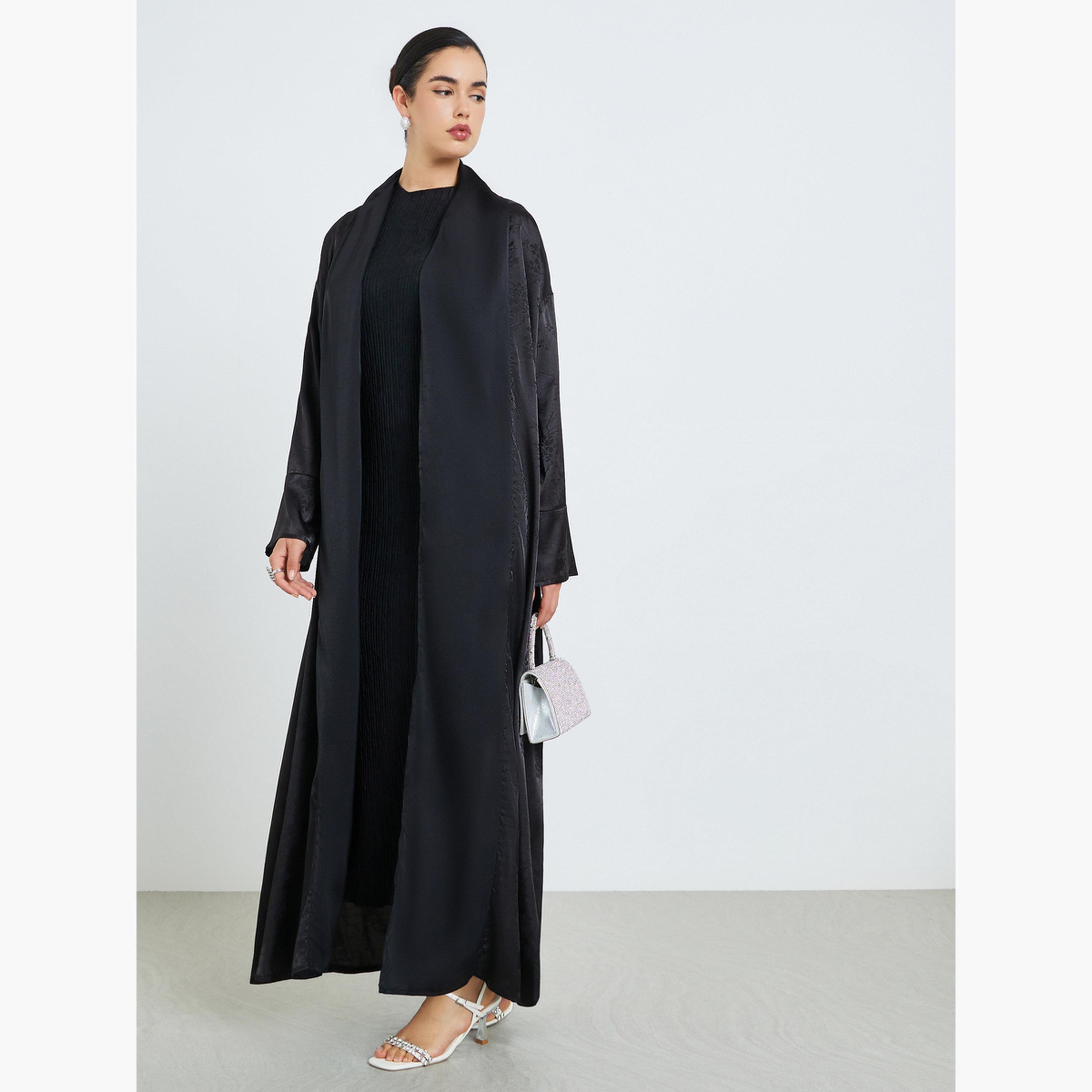 عباية بقصة واسعة مع وشاح-women-arabicclothing-abayas-image-3