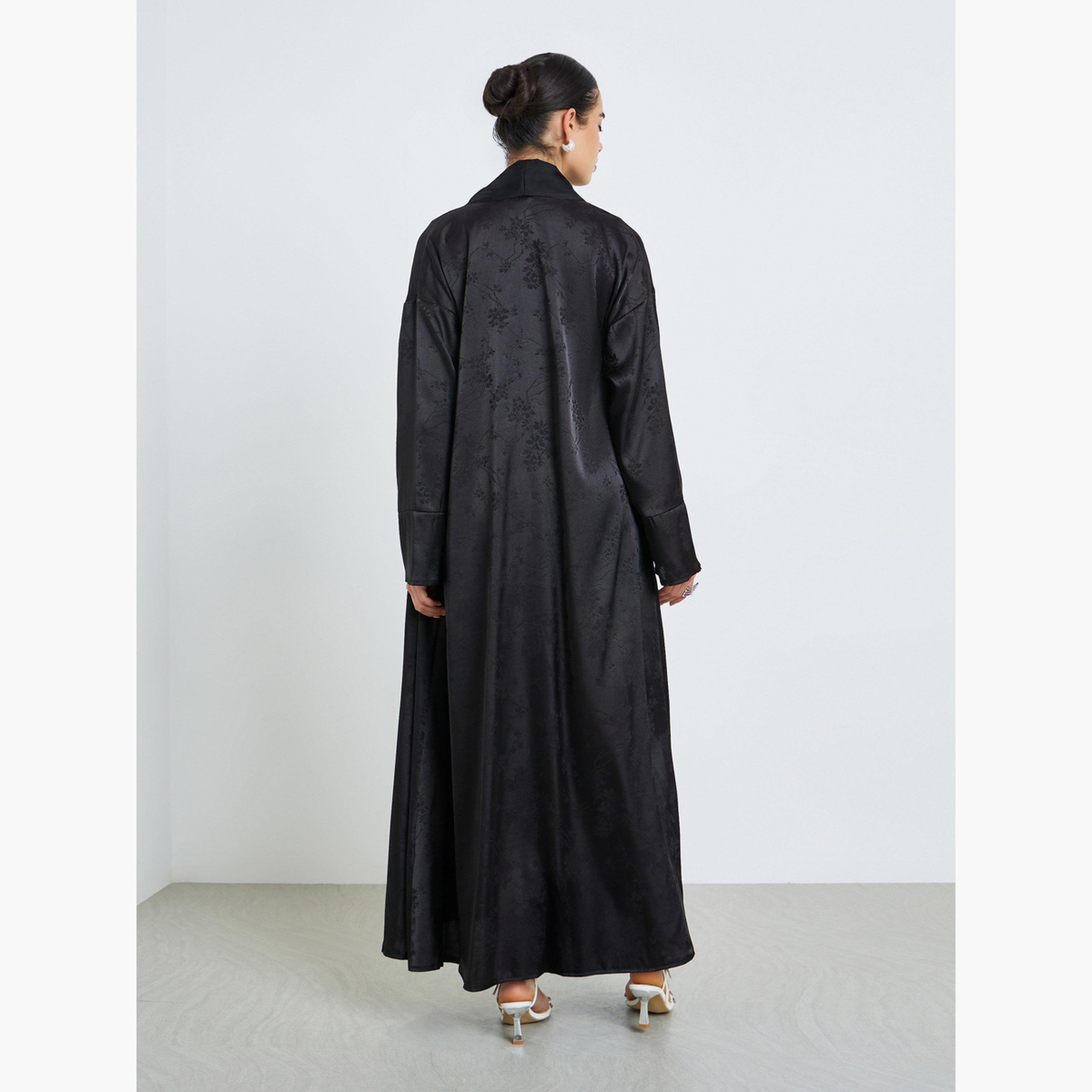 عباية بقصة واسعة مع وشاح-women-arabicclothing-abayas-image-5