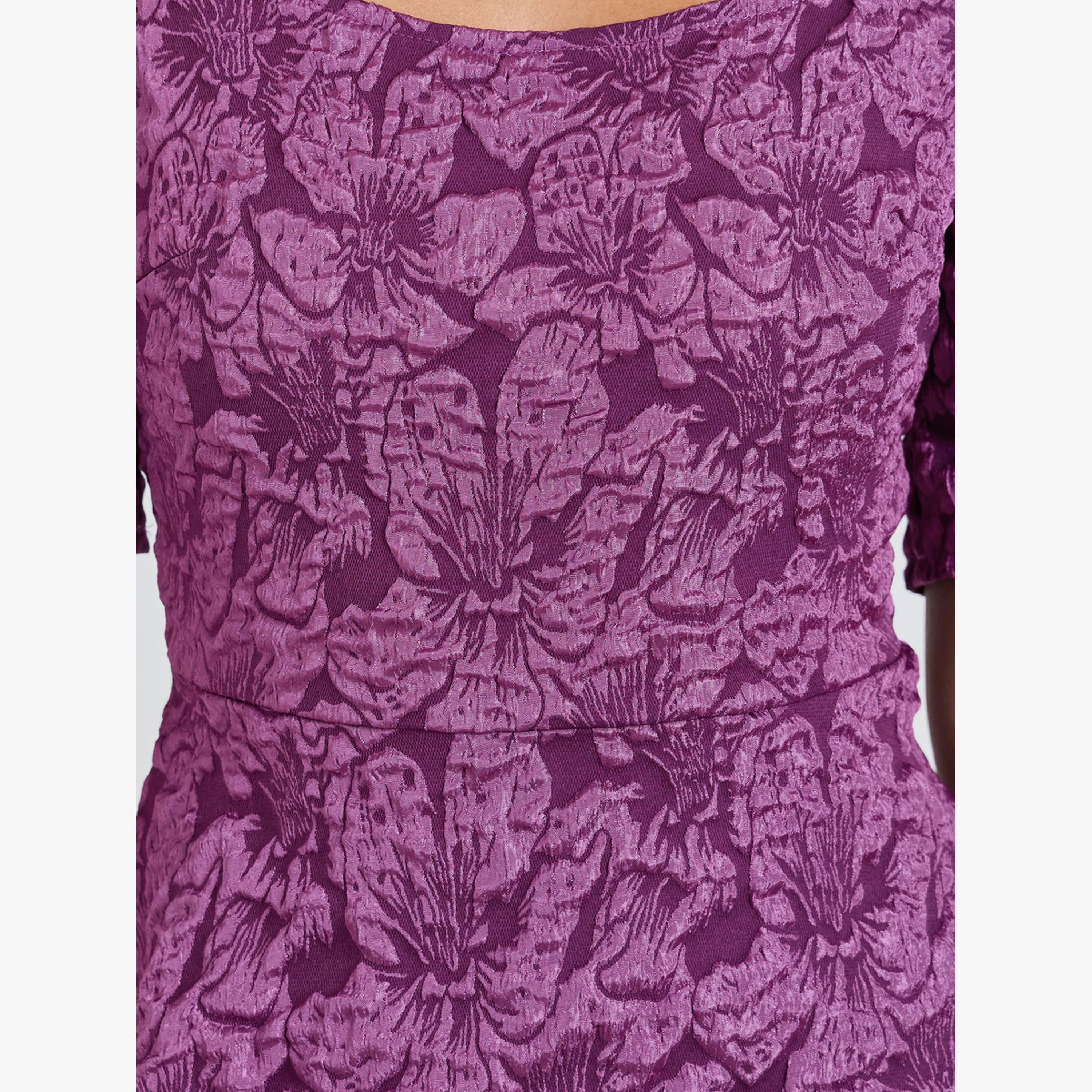 فستان طويل بأكمام منفوخة وجاكار-women-clothing-dresses-image-5