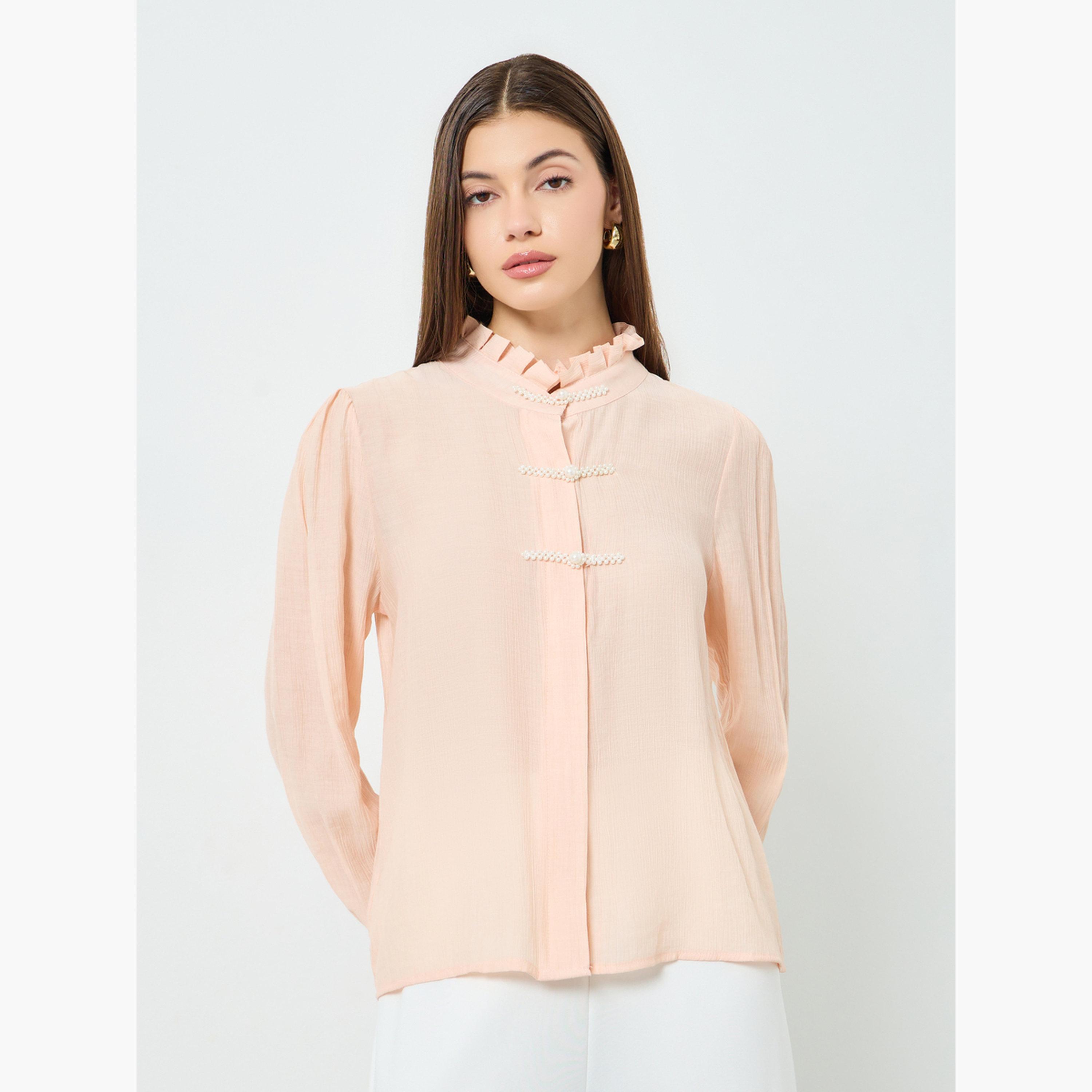 بلوزة منمقة باللؤلؤ-women-clothing-shirtsandblouses-blouses-image-1