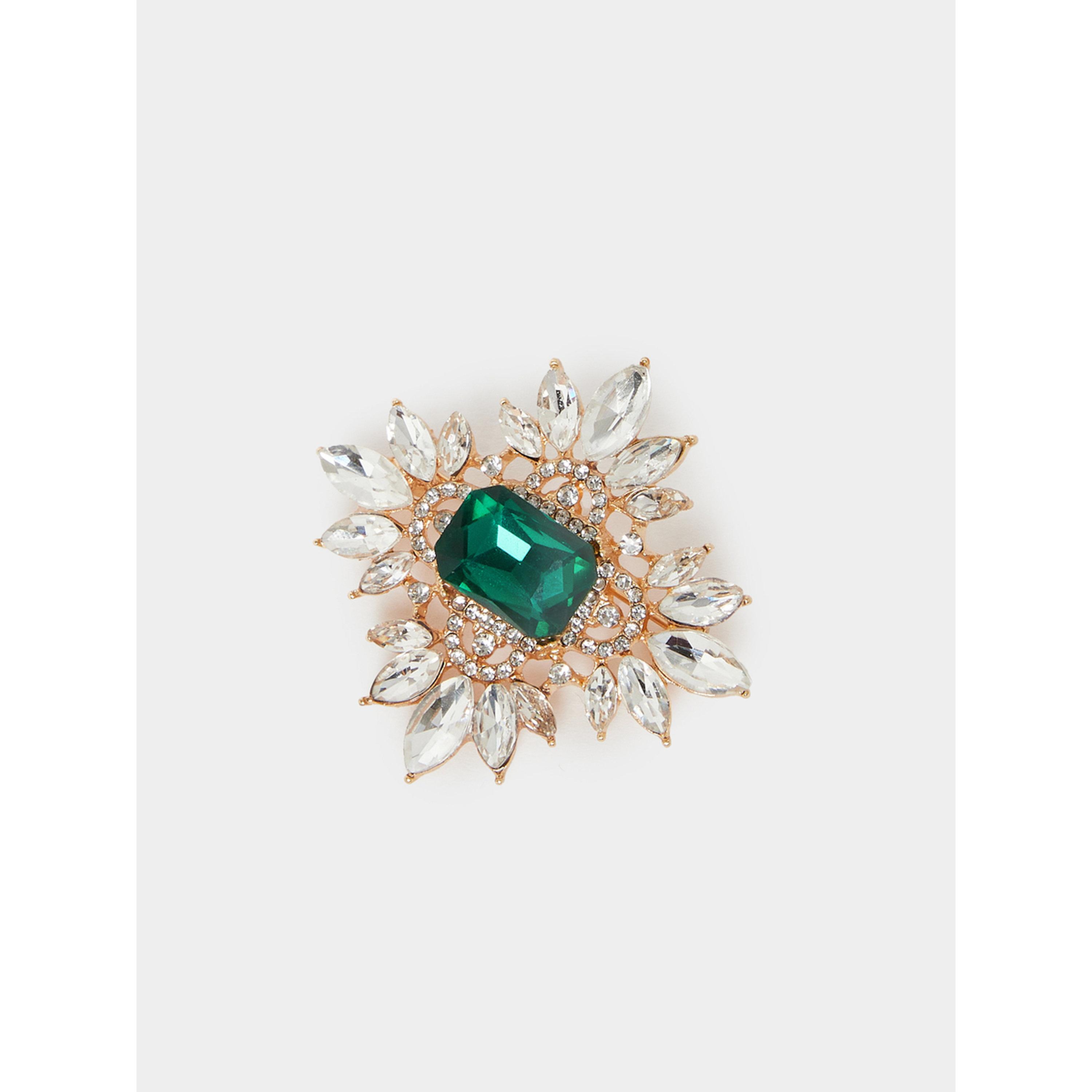 بروش بزمرد وكريستال-women-watchesandjewellery-jewellery-brooches-image-1