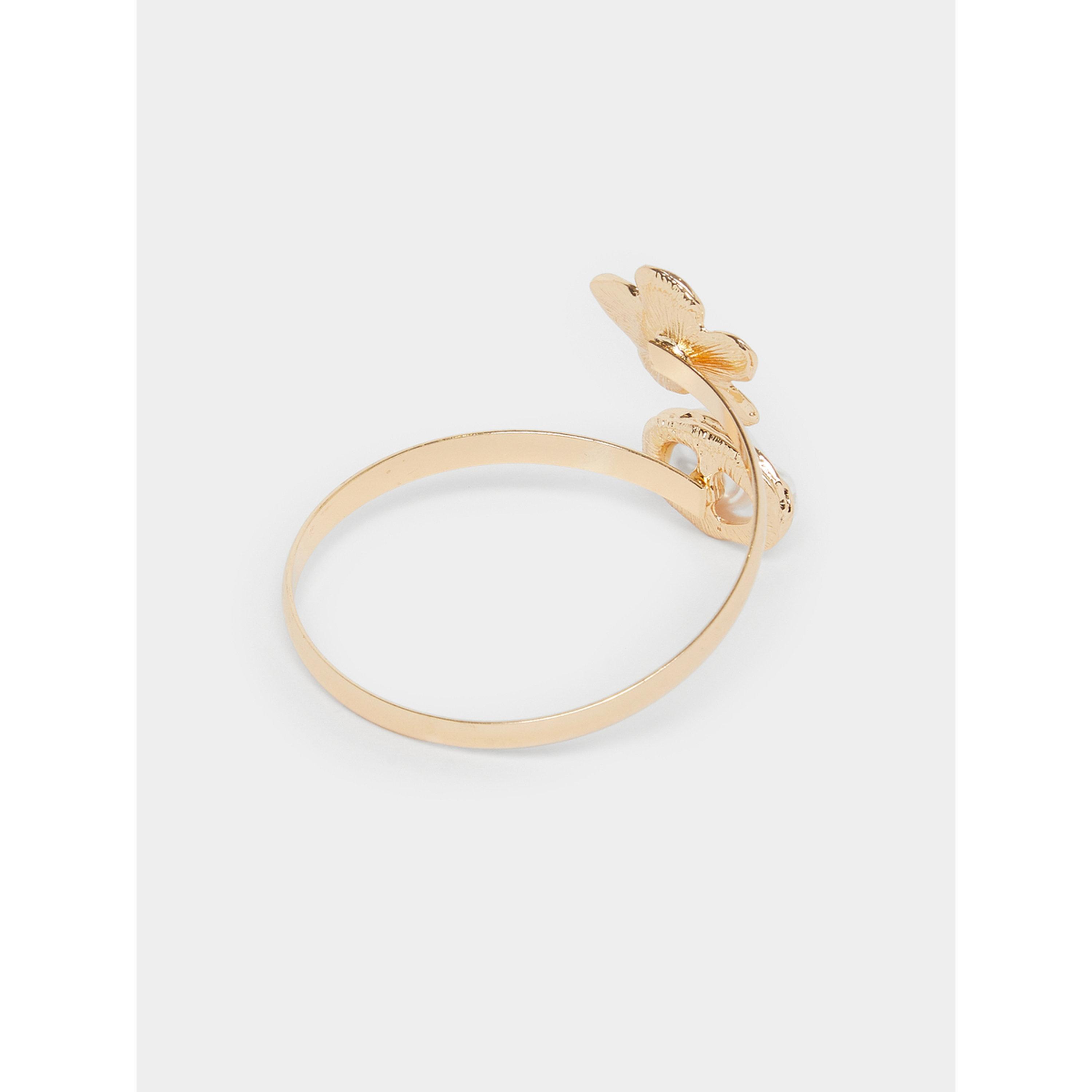 سوار كفة بزهور ولؤلؤ-women-watchesandjewellery-jewellery-banglesandbracelets-image-3